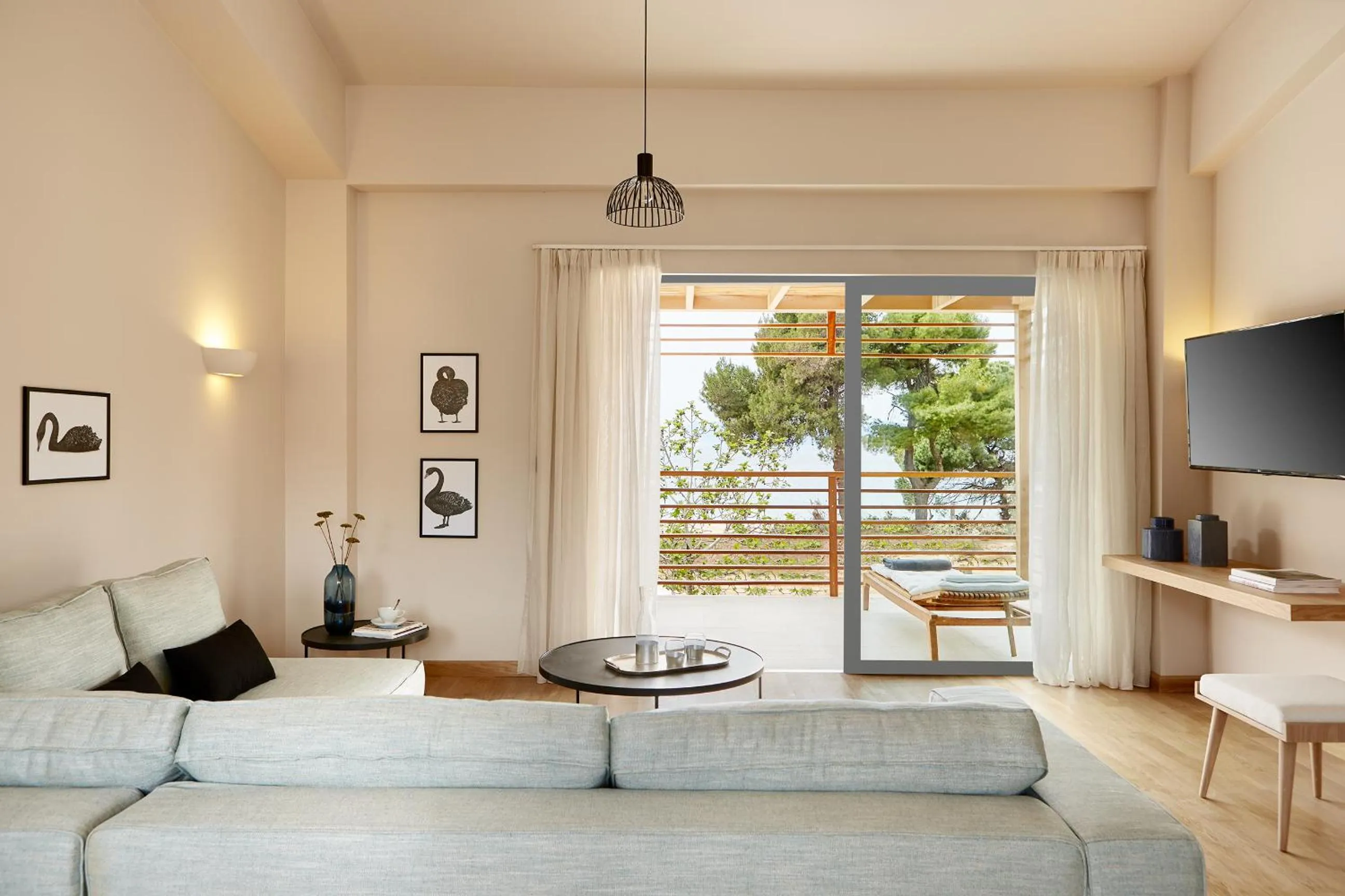 Living room in ELIVI Skiathos