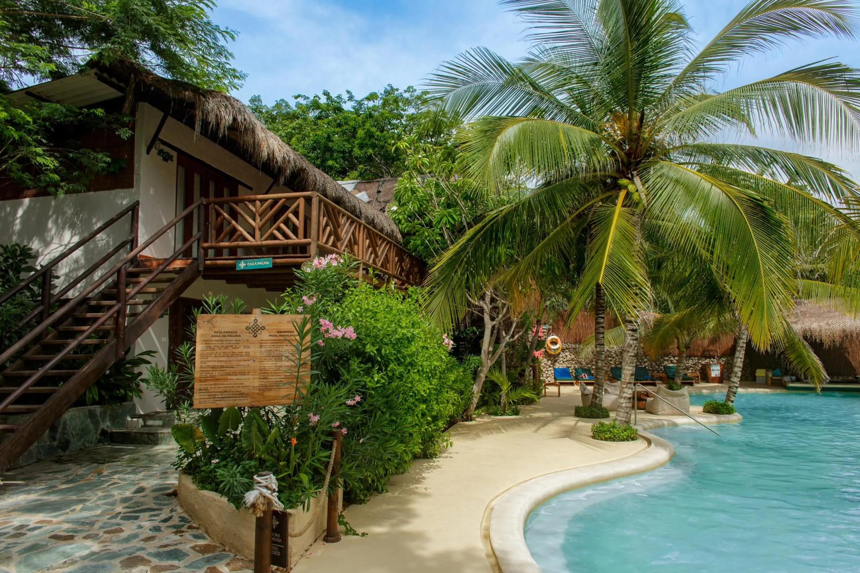 Garden view in Aura Hotel Barú