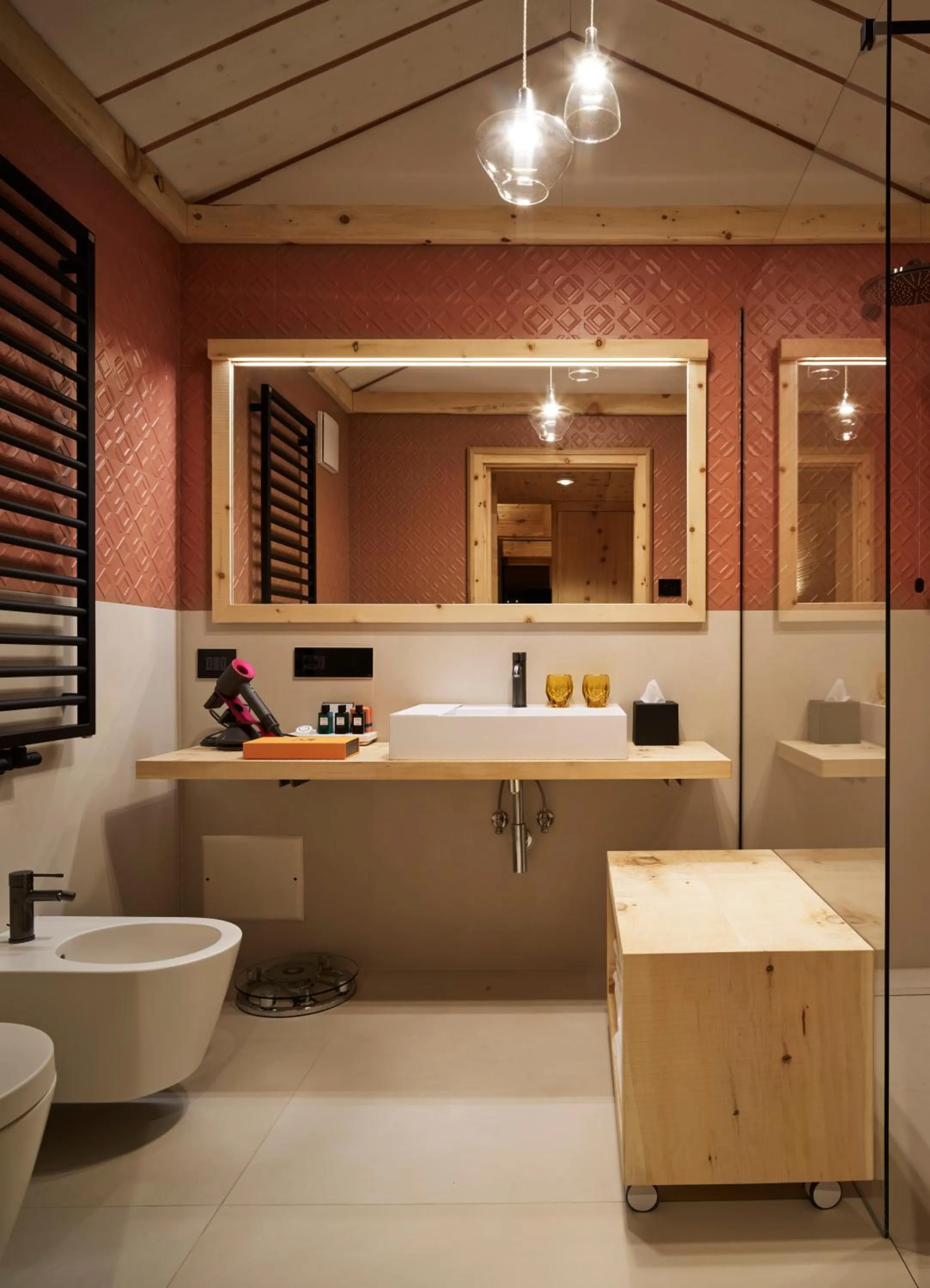 Bathroom in Dolomiti Lodge Alverà