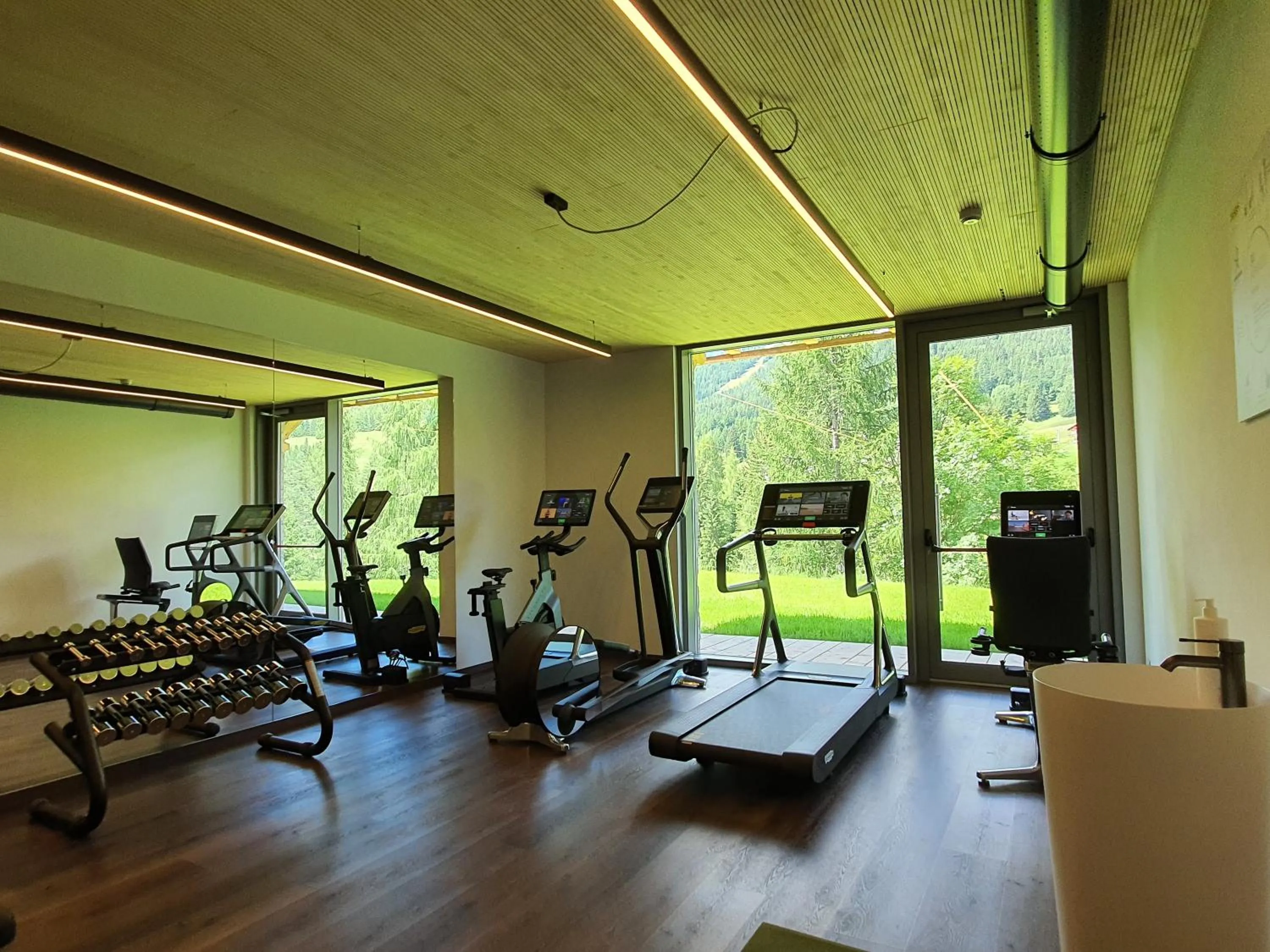 Fitness centre/facilities in Dolomiti Lodge Alverà