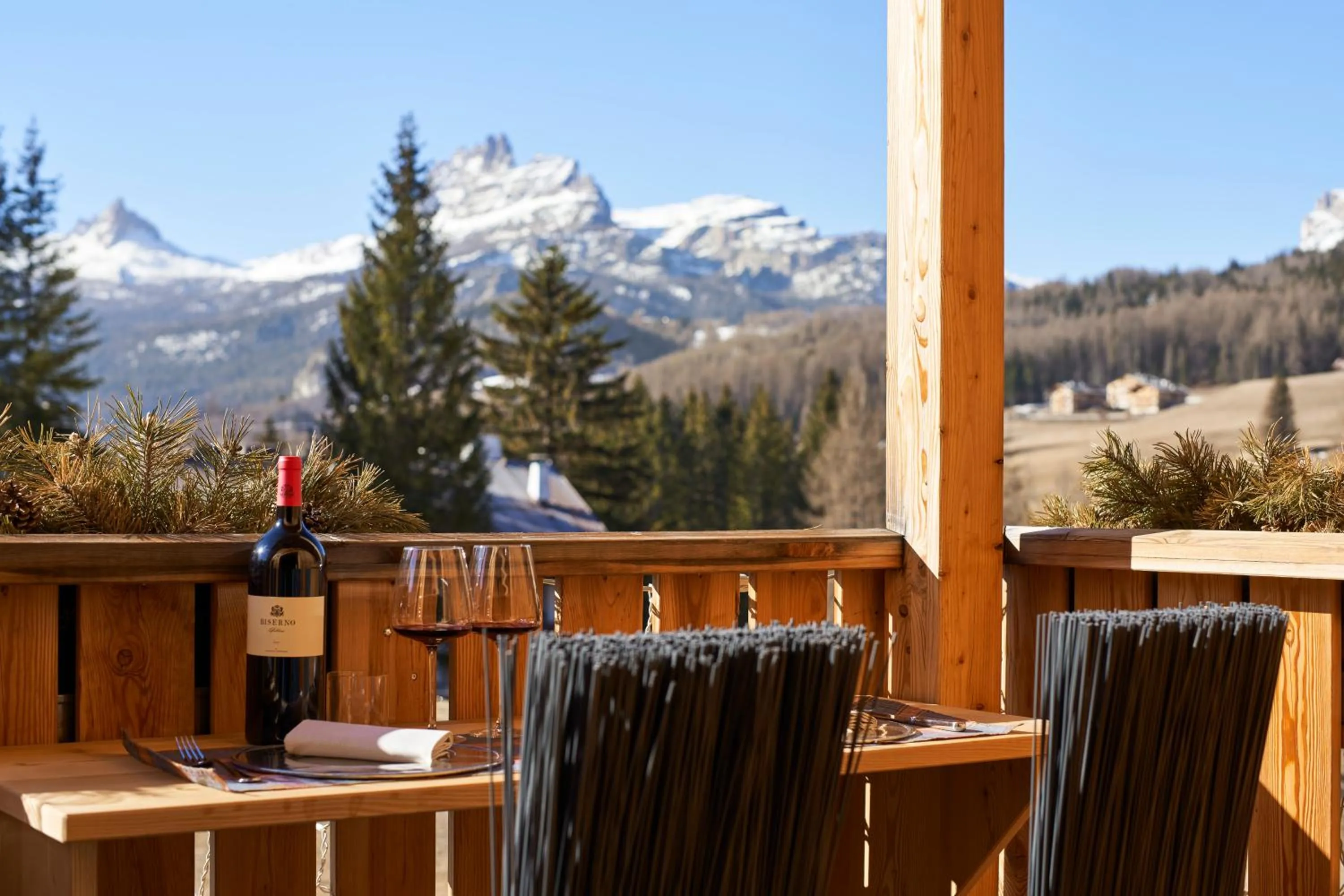 Natural landscape in Dolomiti Lodge Alverà