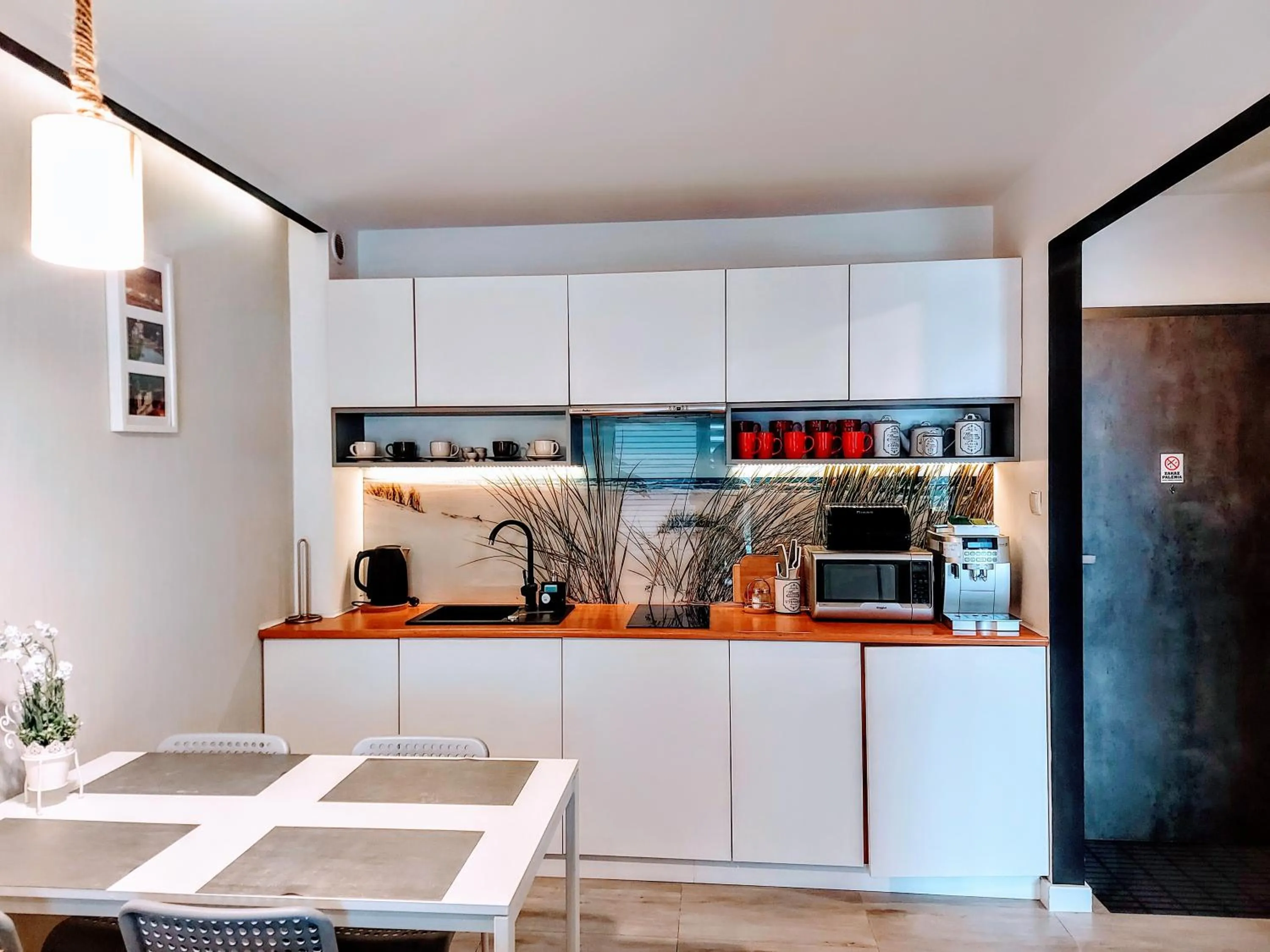 Kitchen or kitchenette in Sea Power Residence Jastrzębia Góra