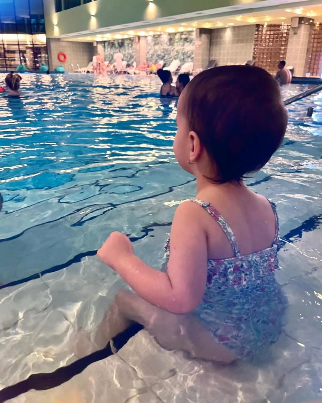 Pool view in Hotel Piatra Mare