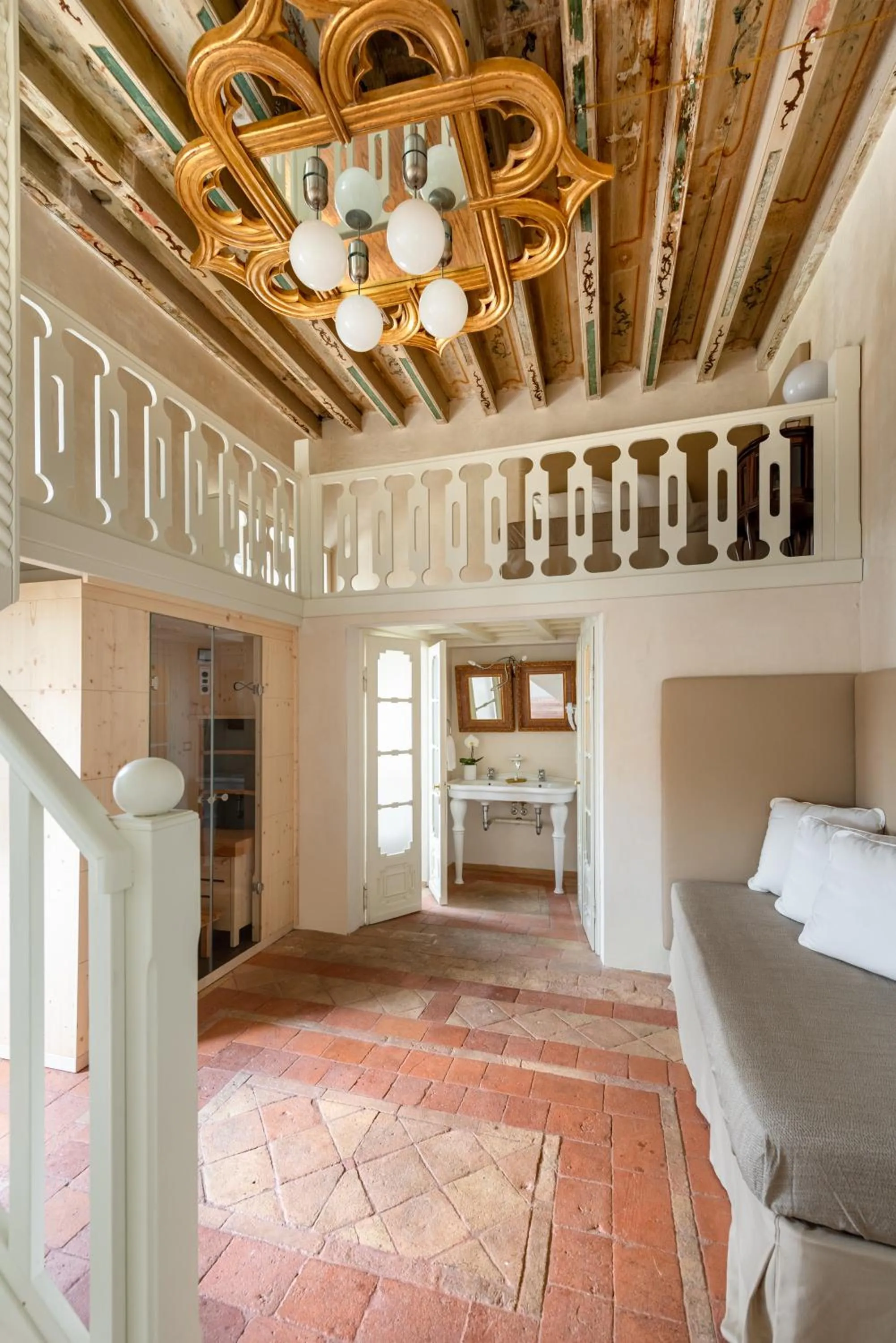 Sauna, Bed in Hotel Palazzo Novello