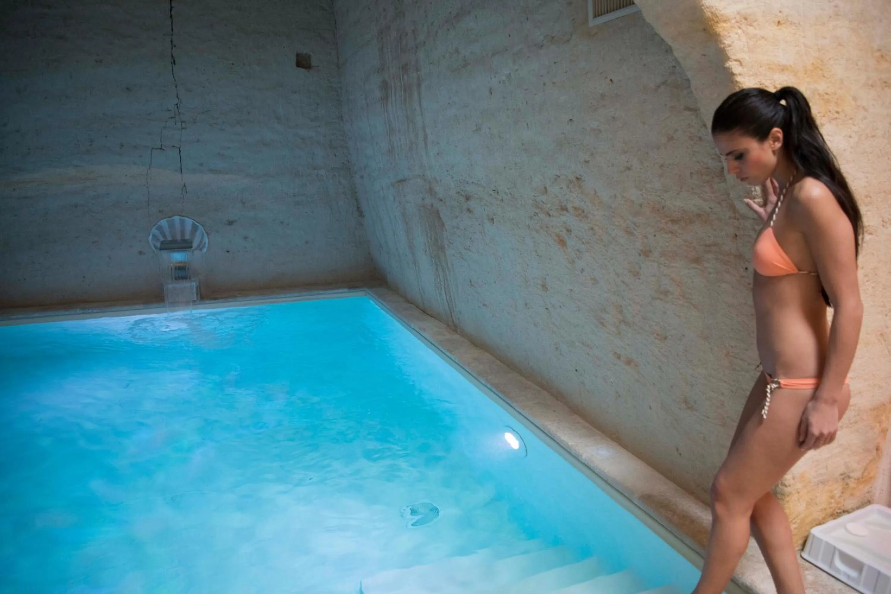 Hot Tub in Hotel Masseria Fortificata Donnaloia