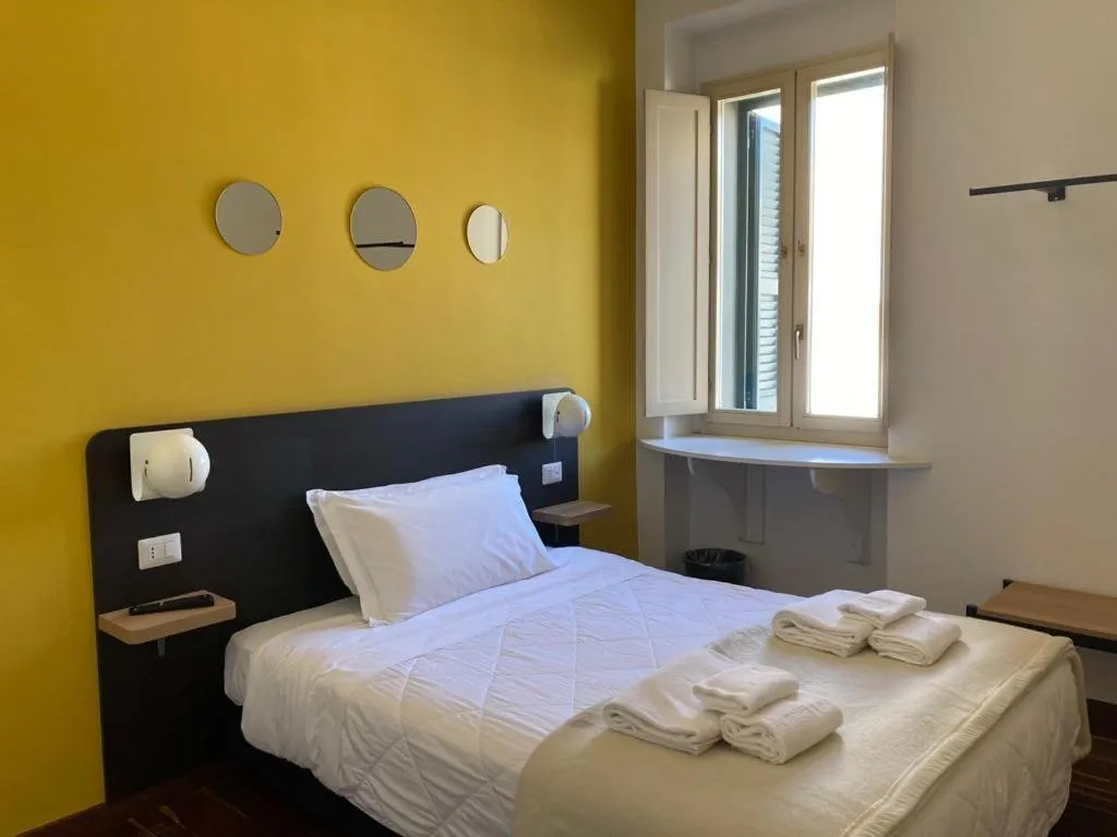 View (from property/room), Bed in Il Piccolo Albergo Matera