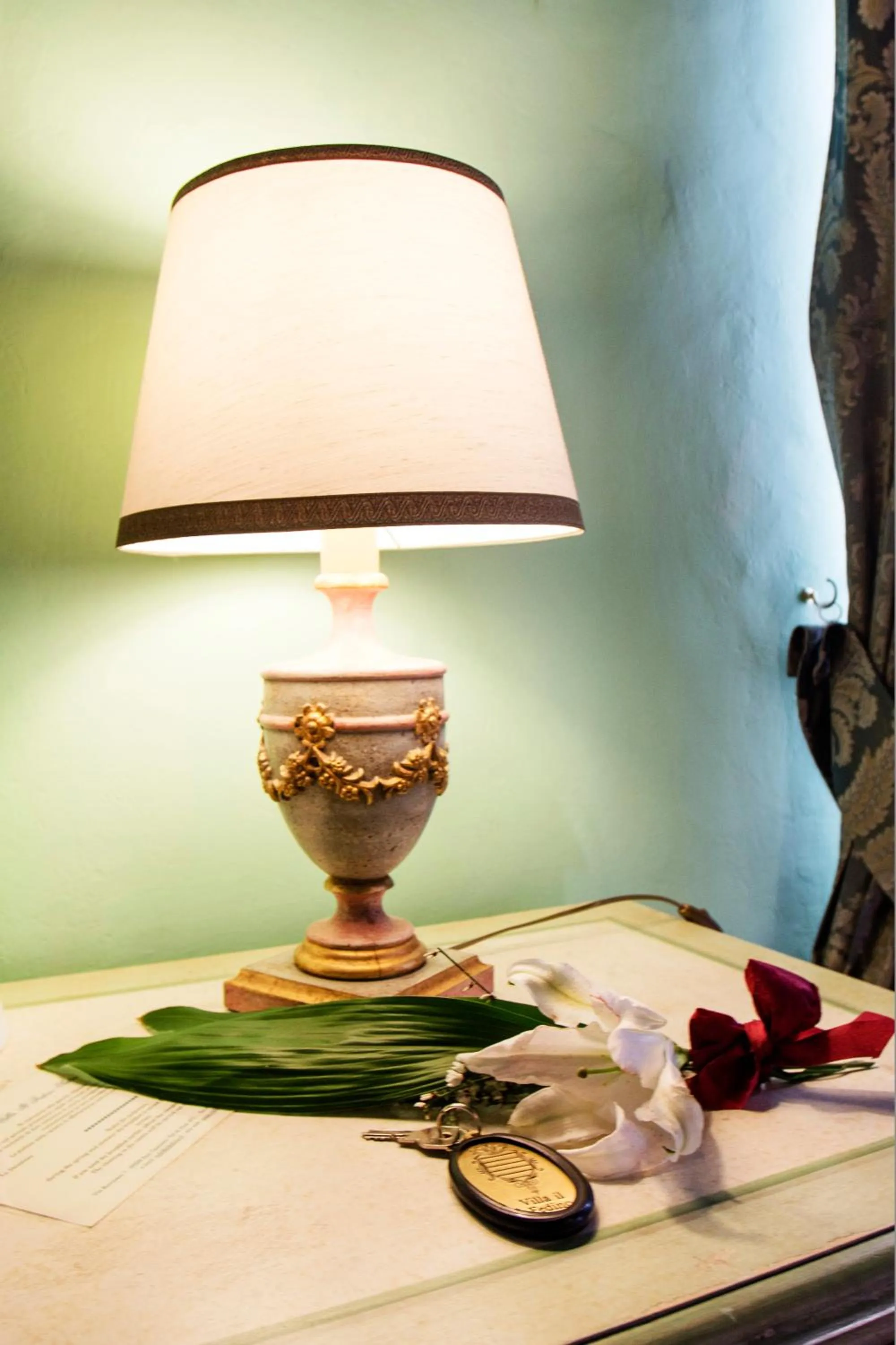 Decorative detail in Villa Il Fedino