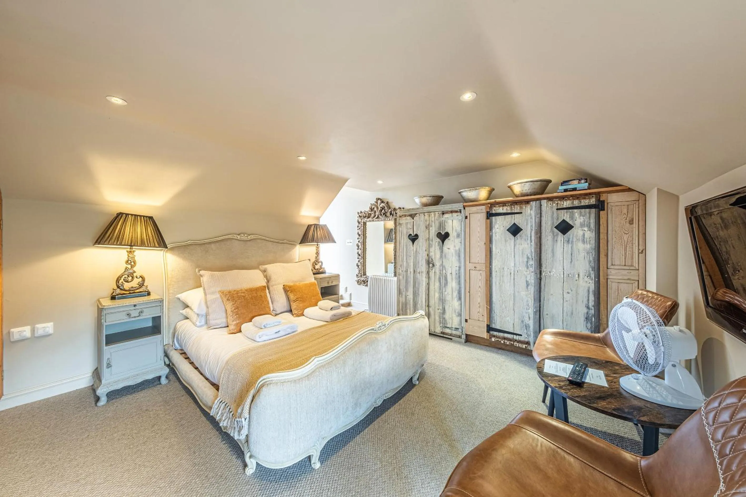 Bedroom, Bed in Wiveton Bell