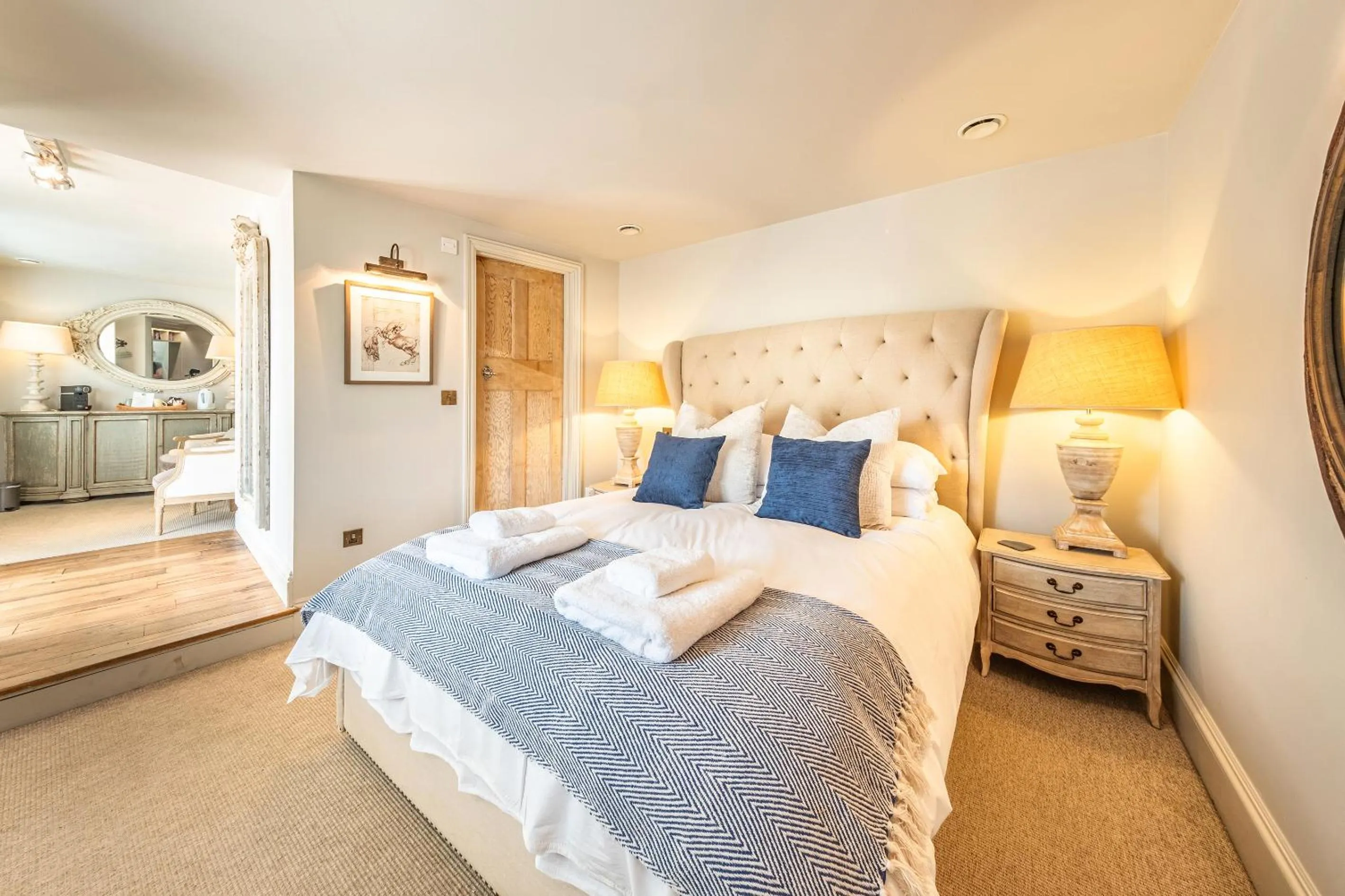 Bedroom, Bed in Wiveton Bell