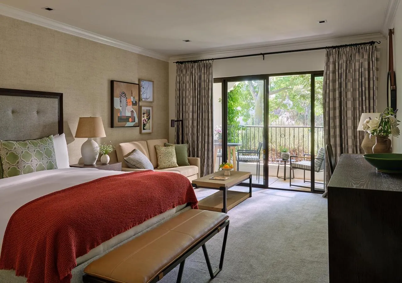 Bed in Ojai Valley Inn