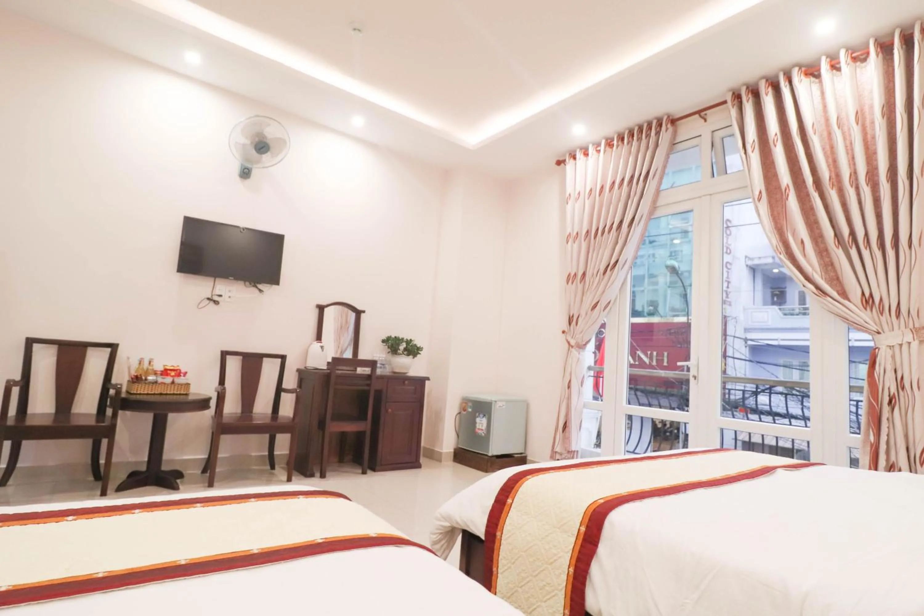 Bed in Mai Hoang Da Lat Hotel