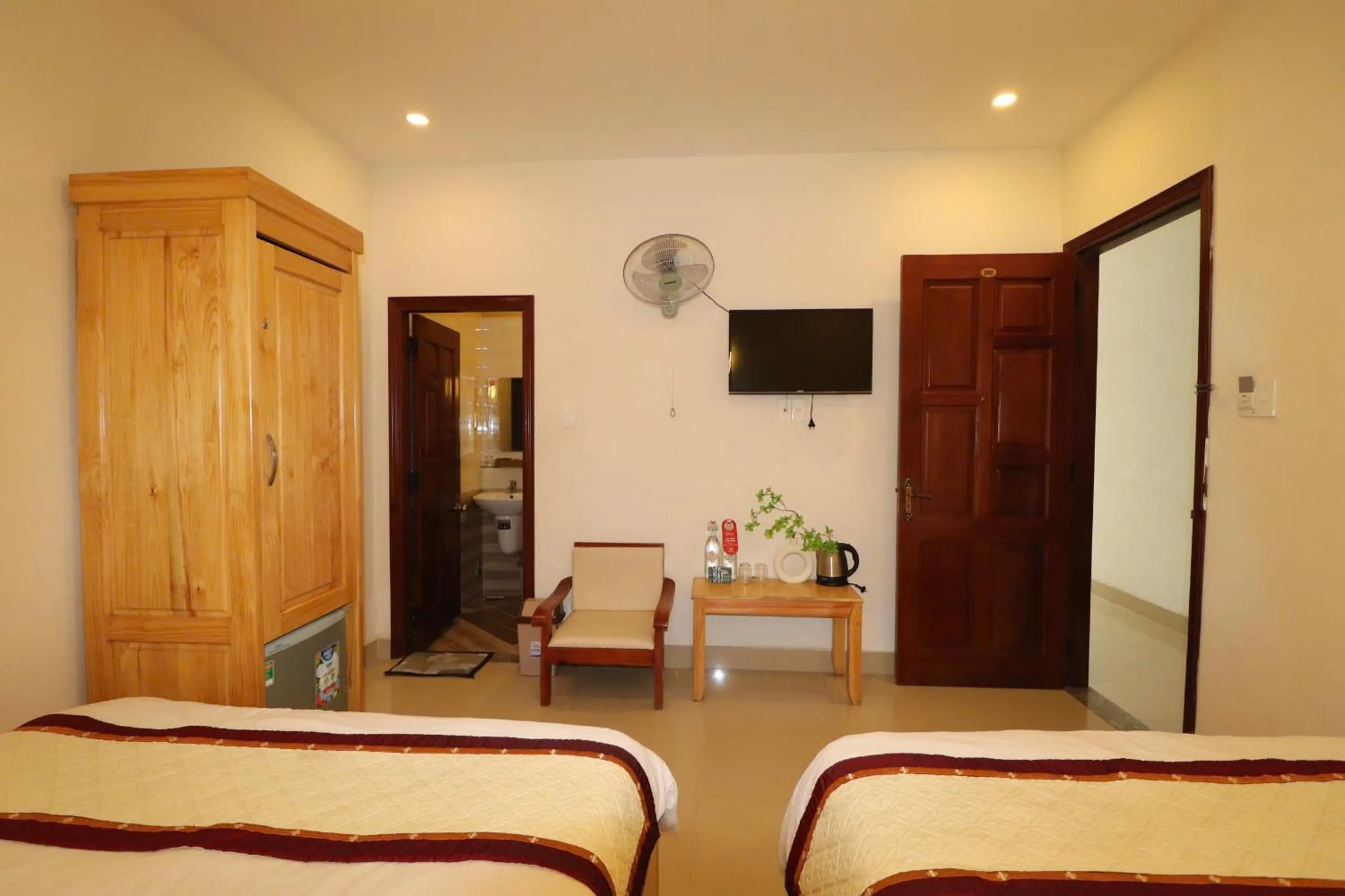 Bed in Mai Hoang Da Lat Hotel