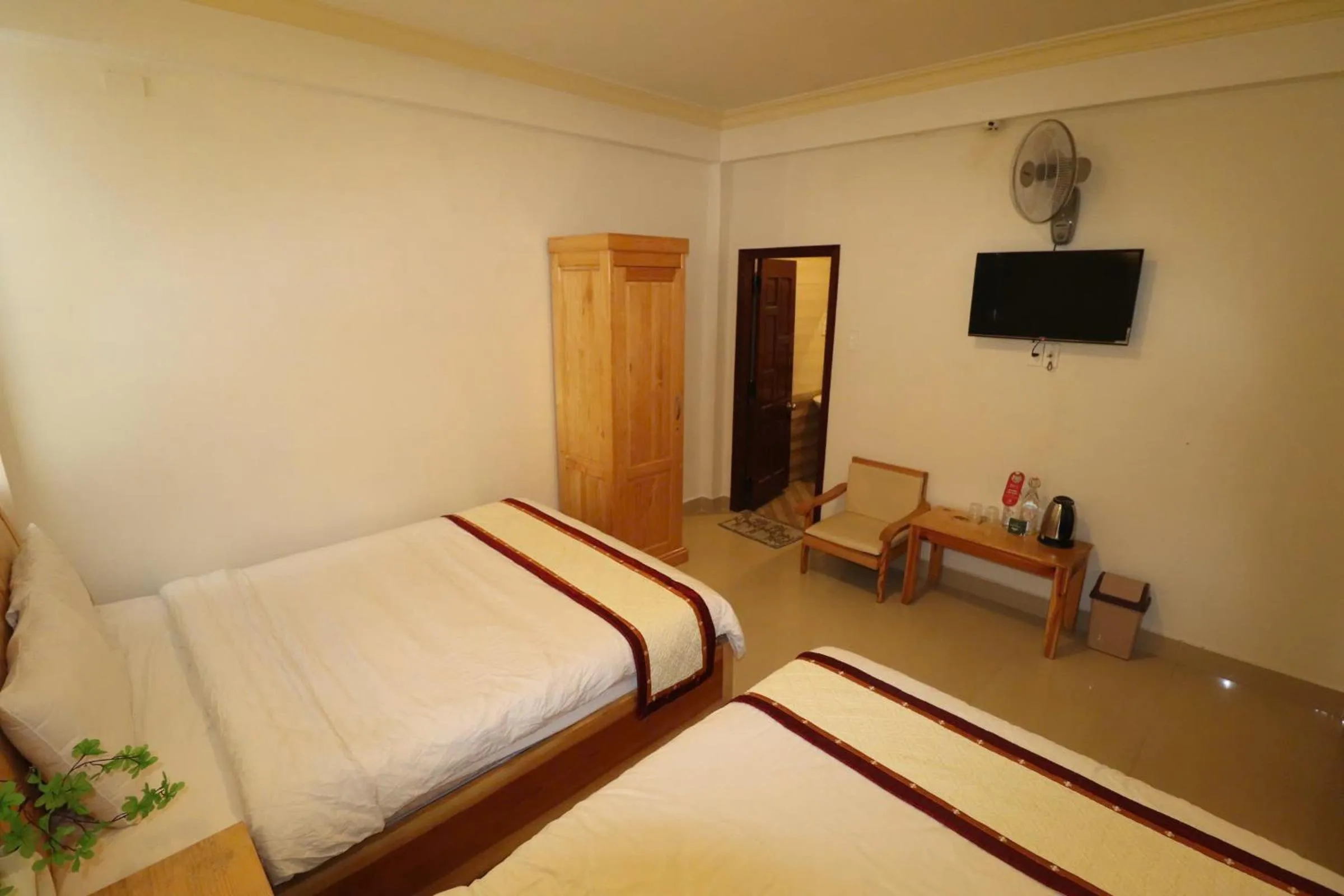 Bed in Mai Hoang Da Lat Hotel