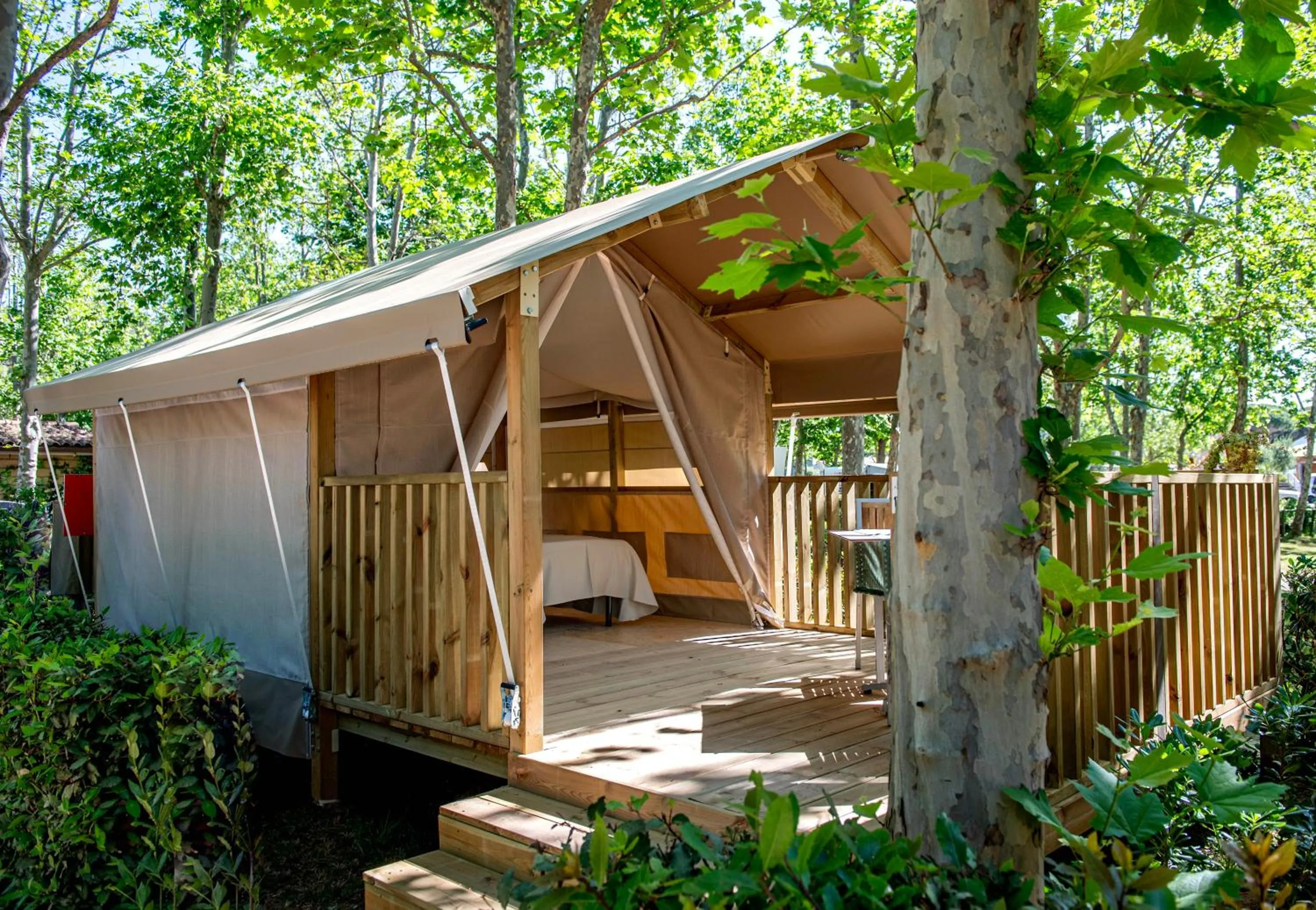 Mini Lodge tent in Camping Village Baia Azzurra