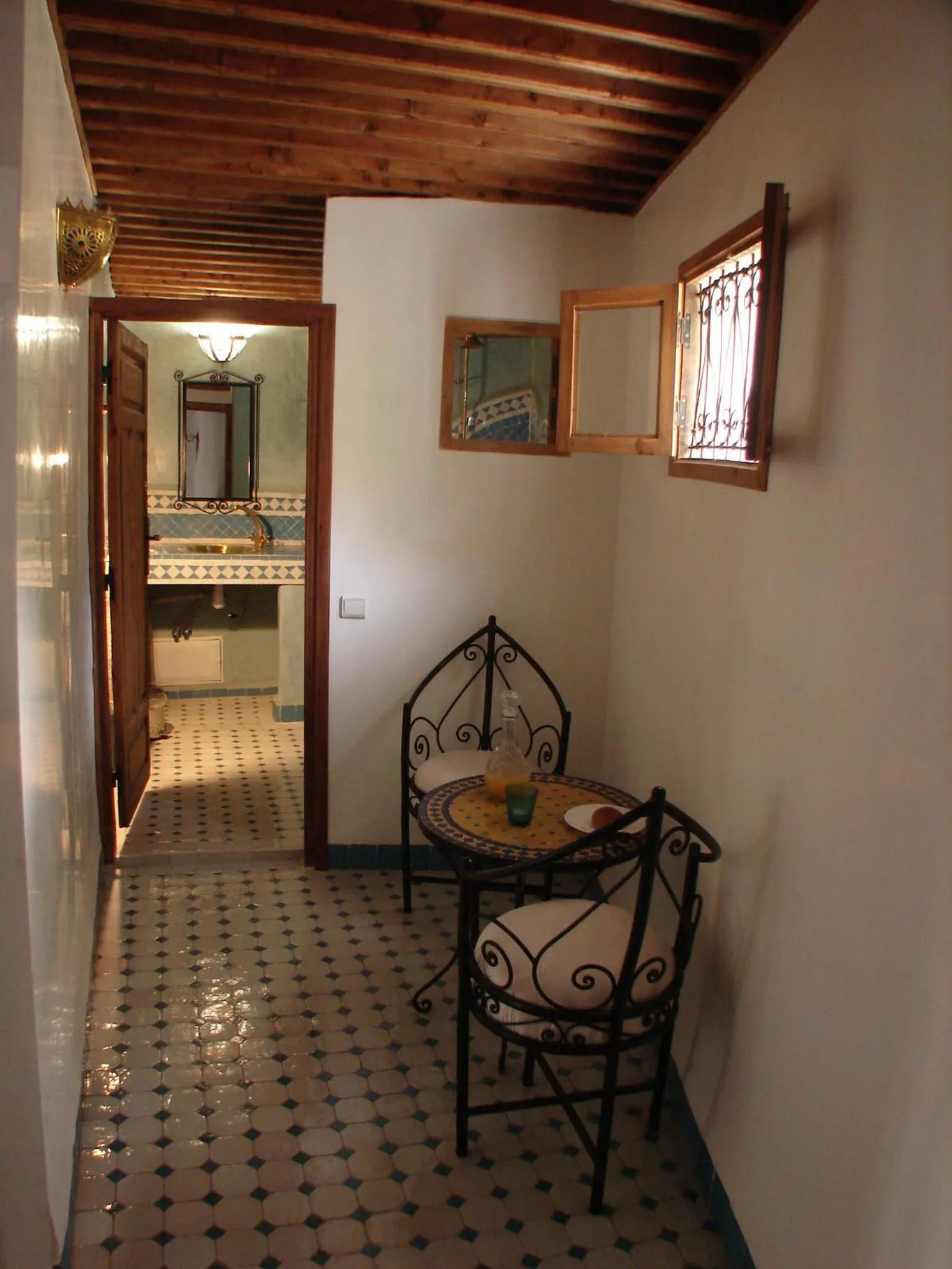 Seating area in Riad Sheryne Fes