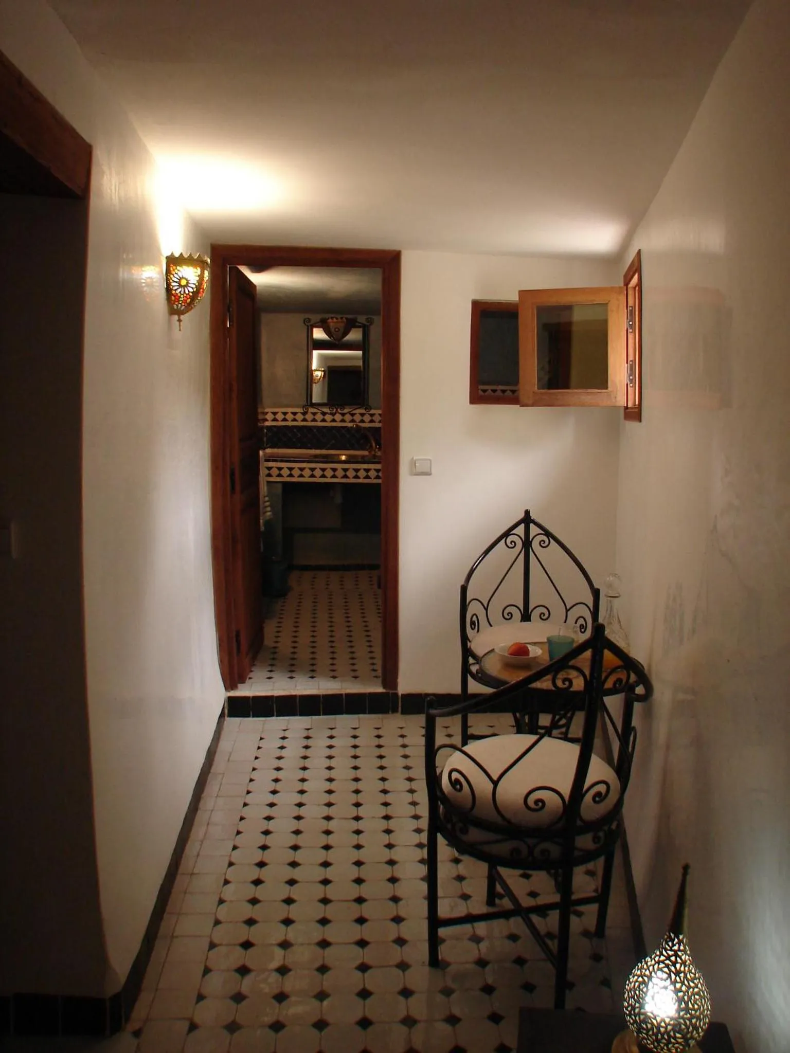 Seating area in Riad Sheryne Fes