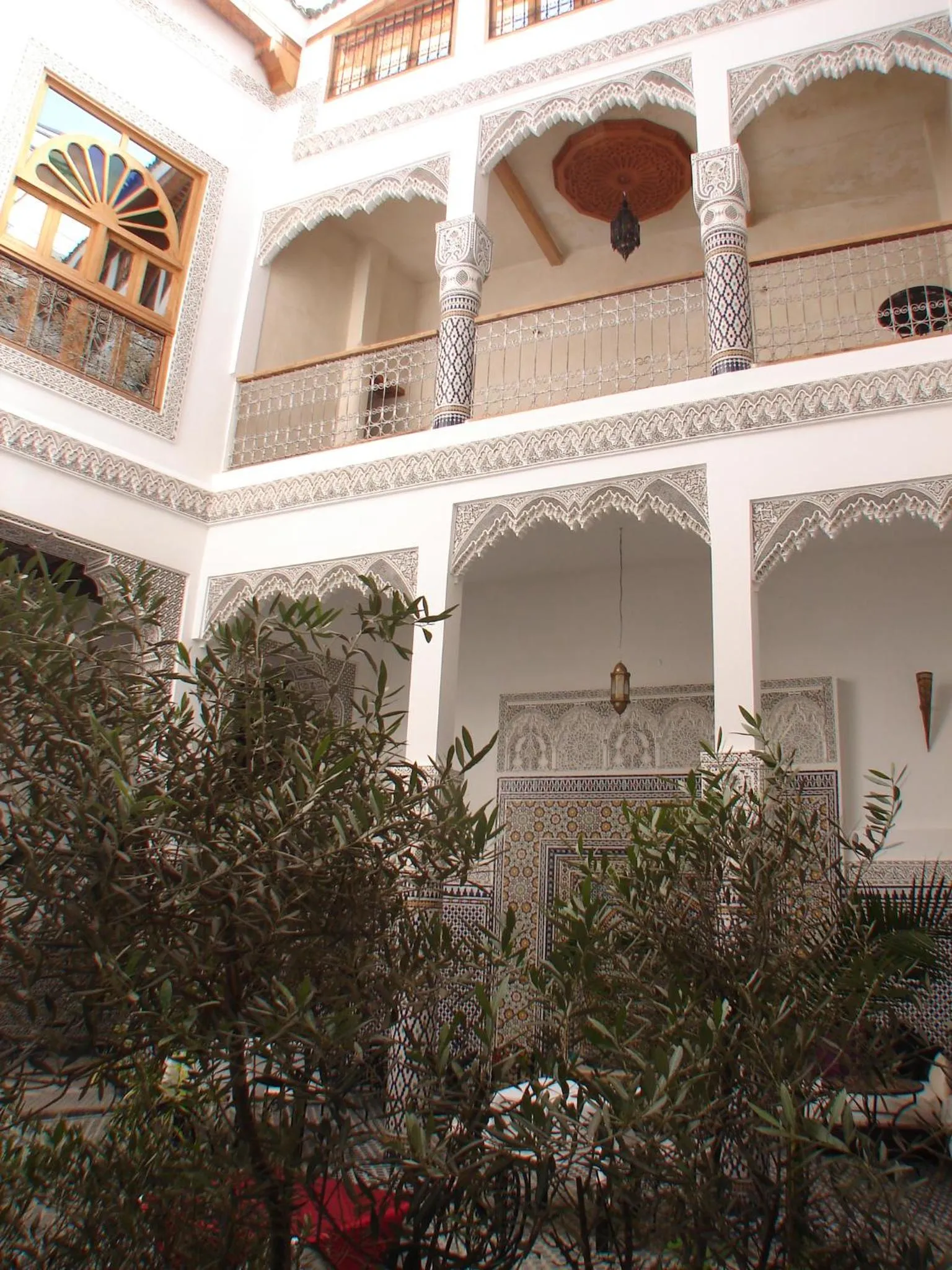 Decorative detail in Riad Sheryne Fes