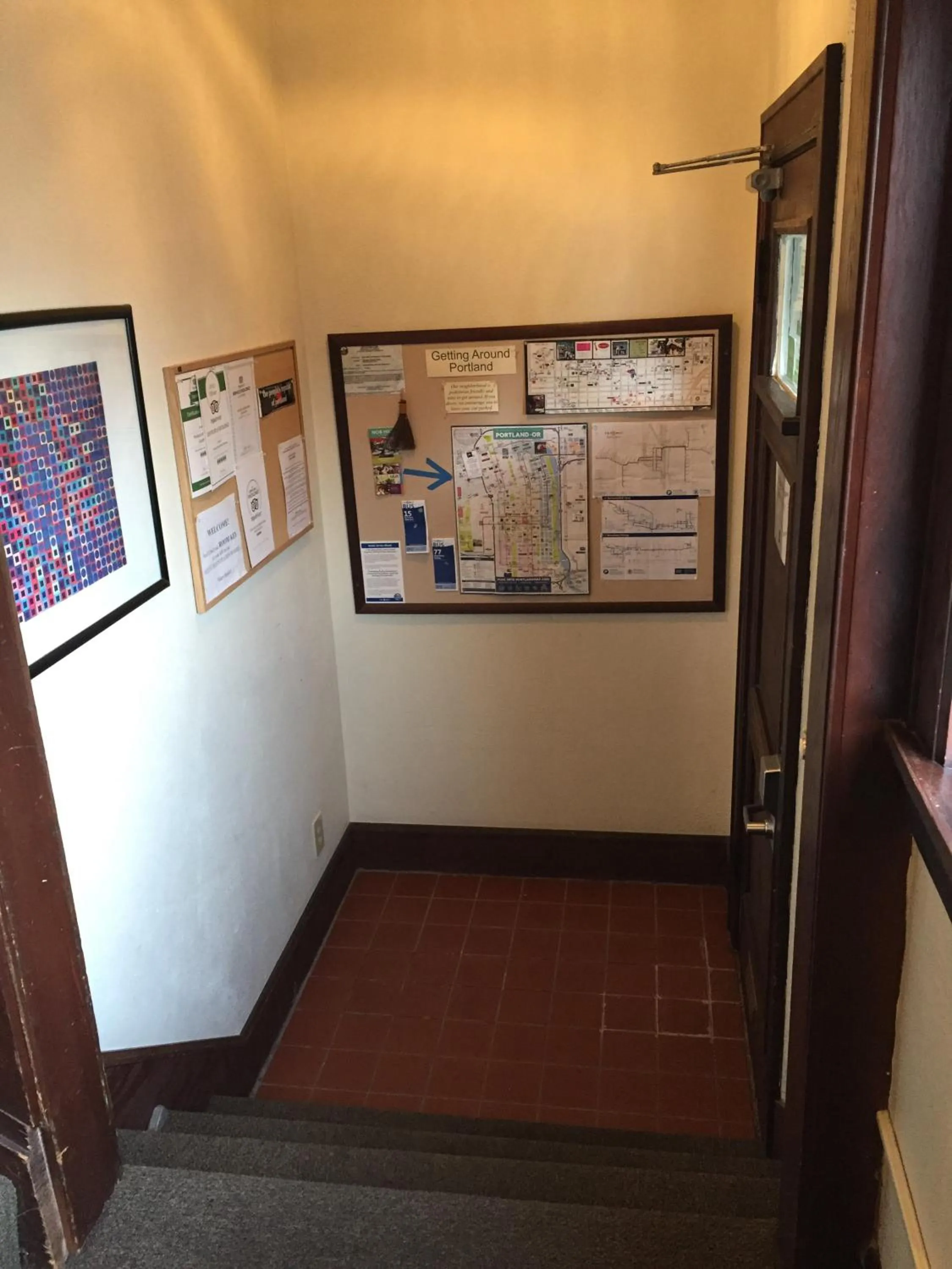 Lobby or reception in Portland International Guesthouse