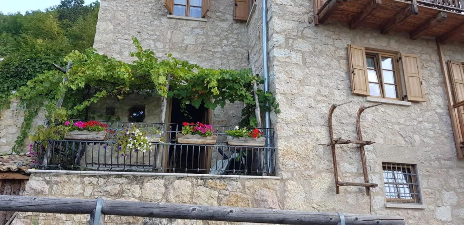 Balcony/Terrace in Appartamenti Camere Masi Brenta