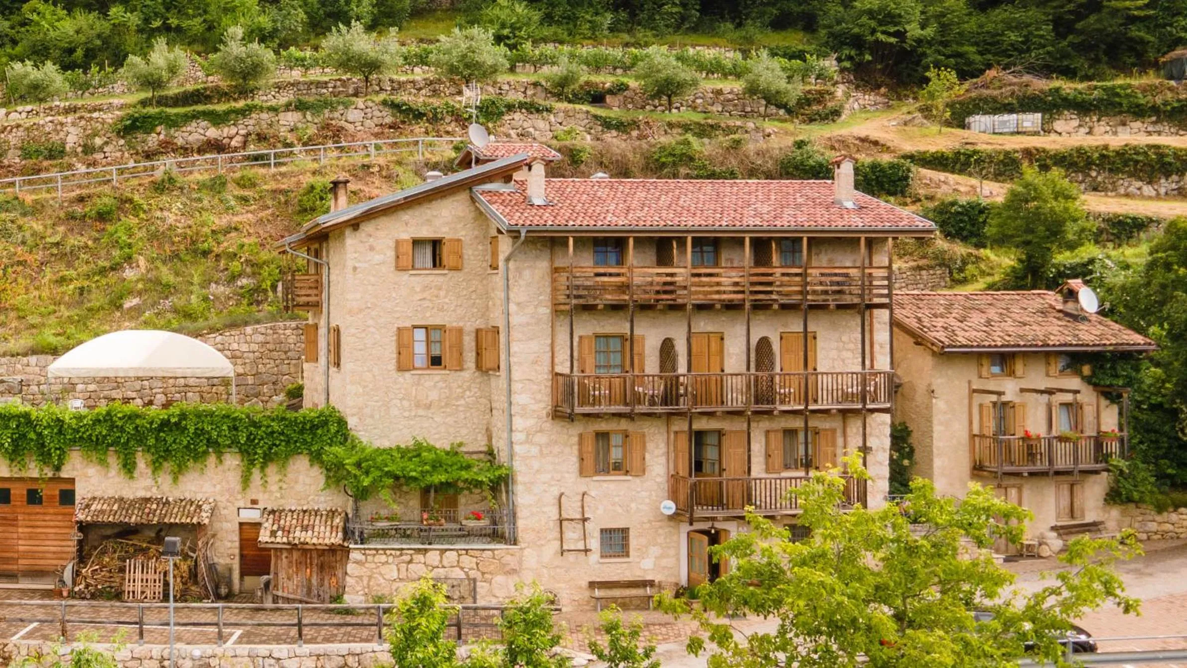 Property building in Appartamenti Camere Masi Brenta