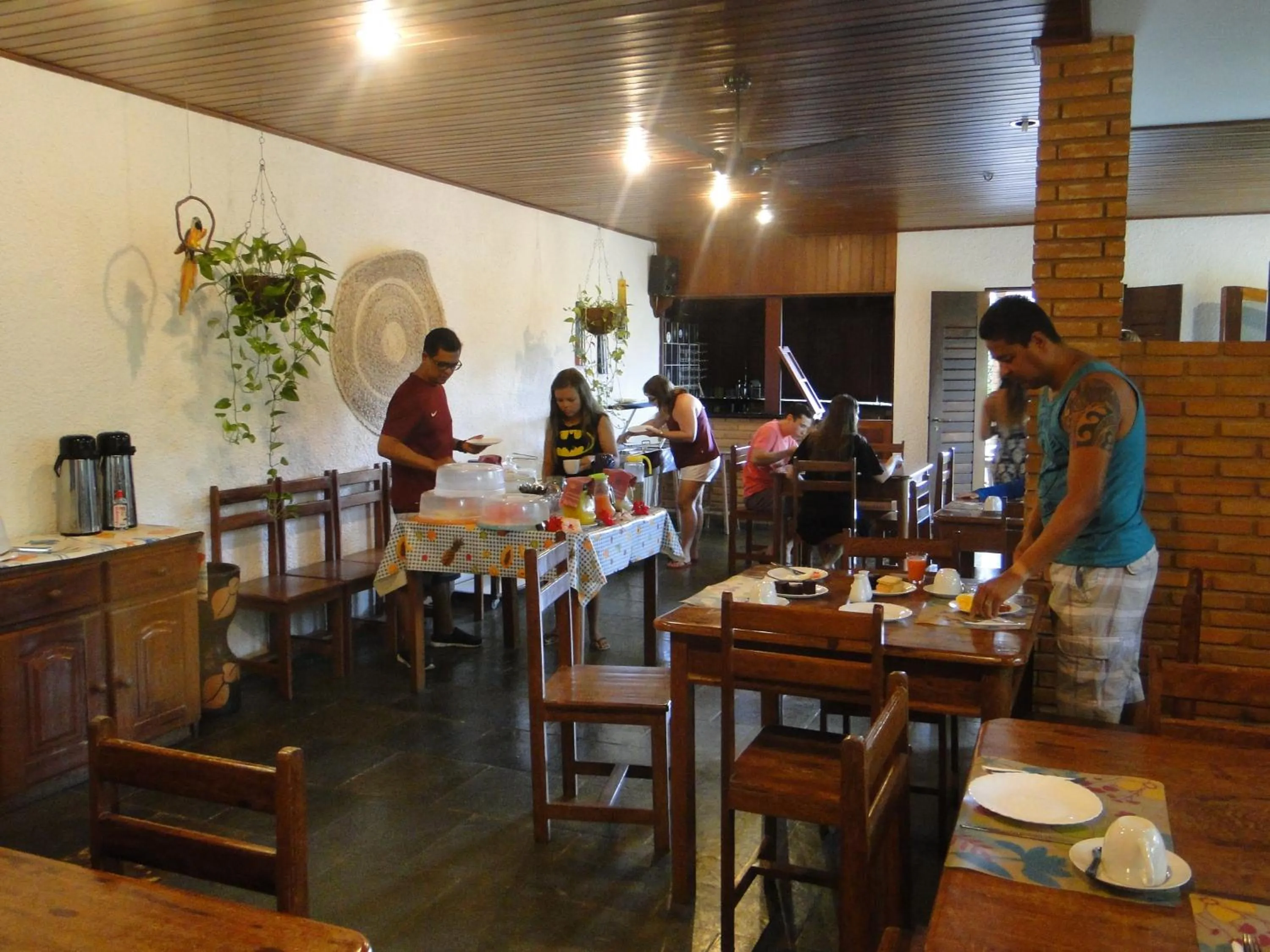 Buffet breakfast in Hotel Pousada Arco Iris