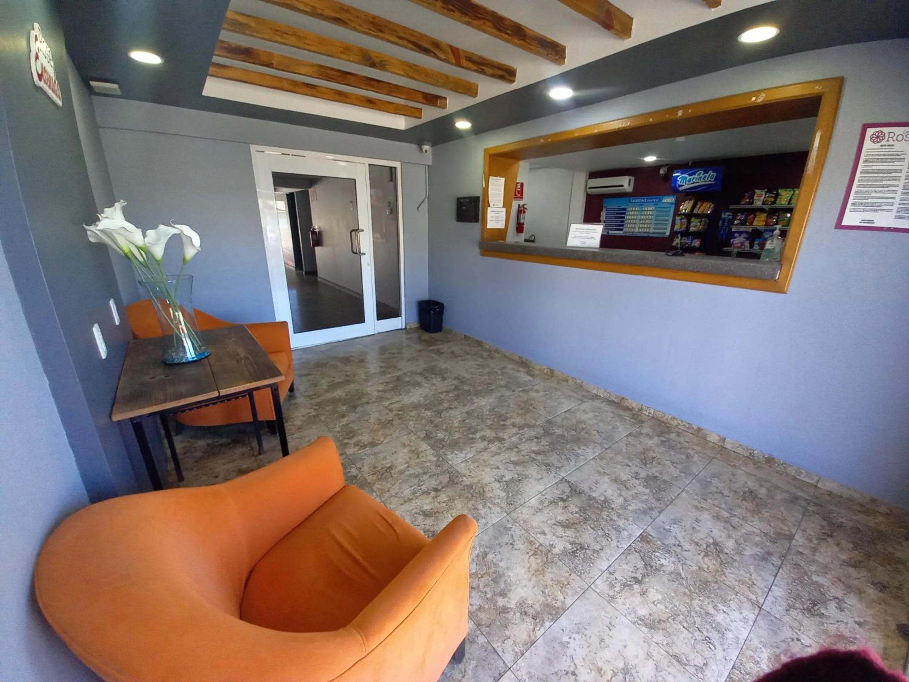 Lobby or reception in Hotel Rose Ensenada