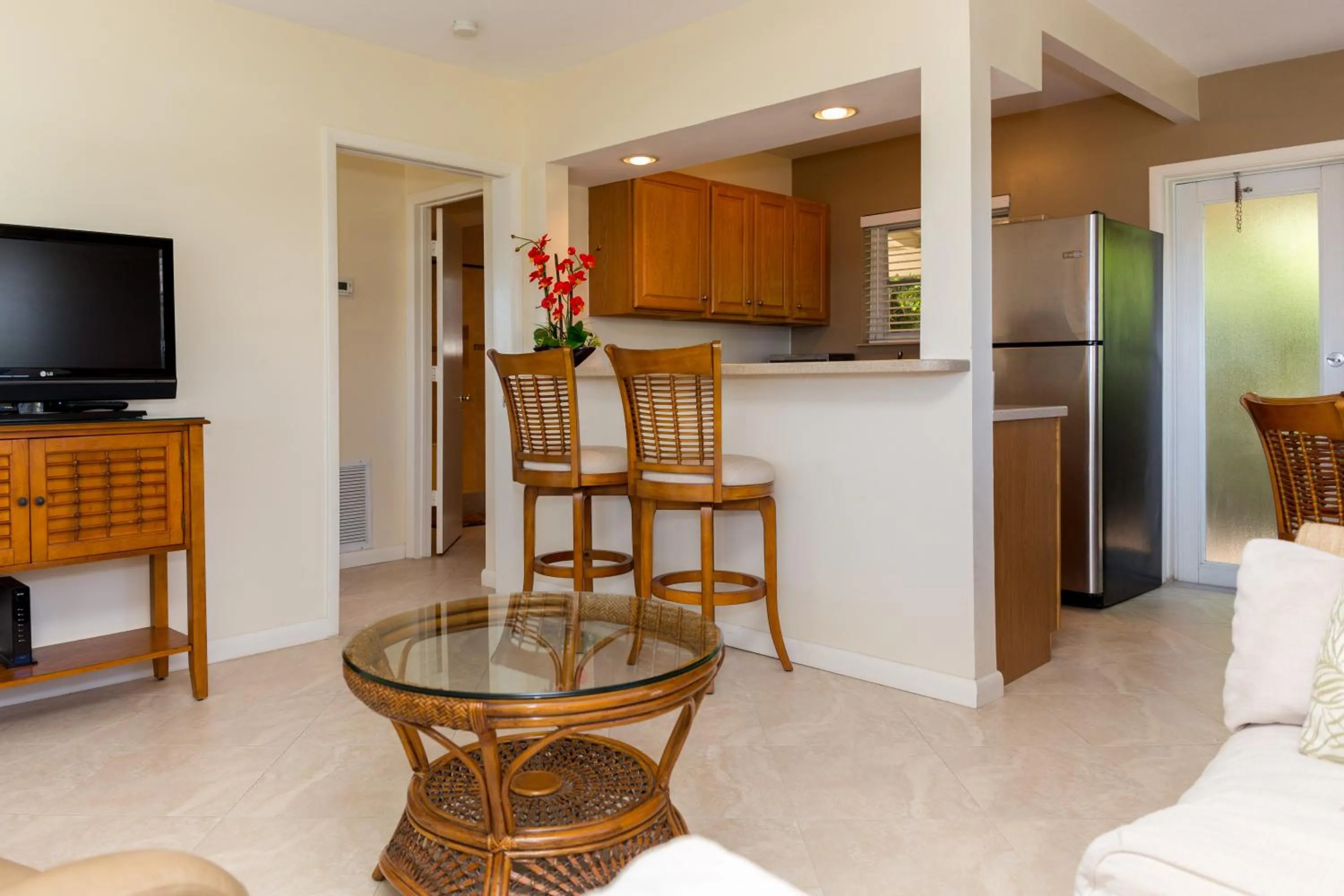 Living room in Royal Flamingo Villas