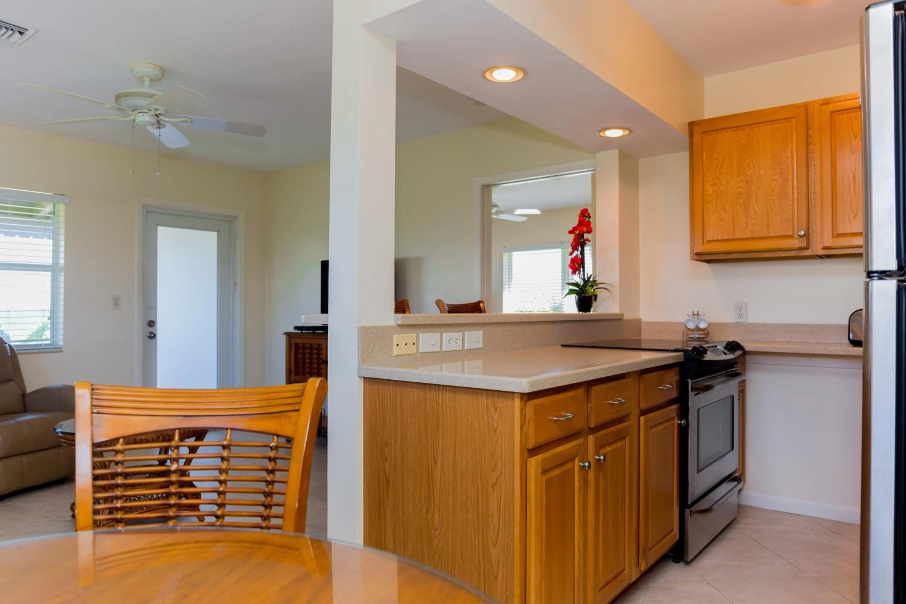 Kitchen or kitchenette in Royal Flamingo Villas