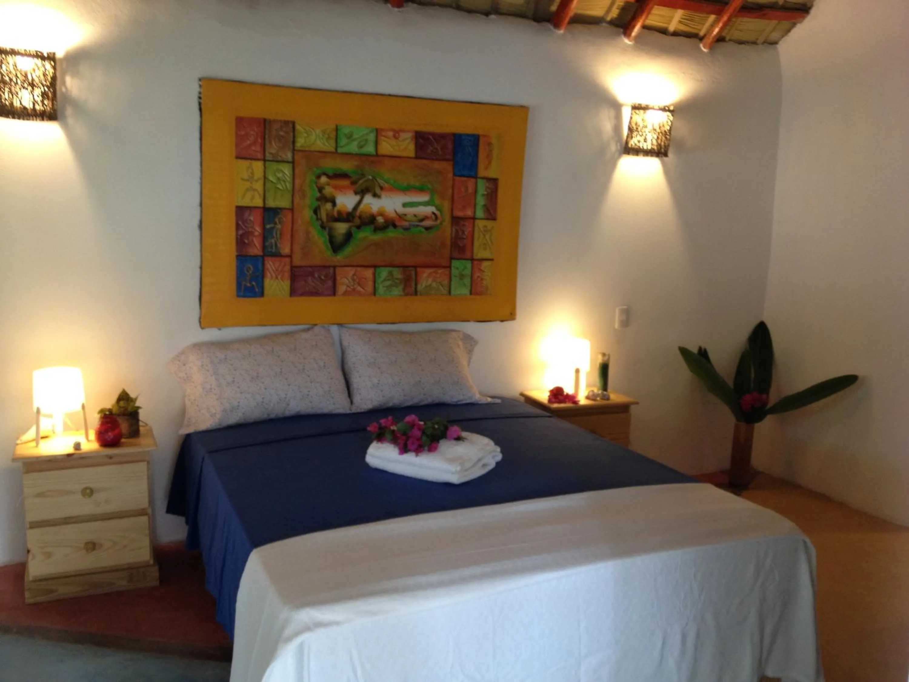 Bed in Villa La Caleta