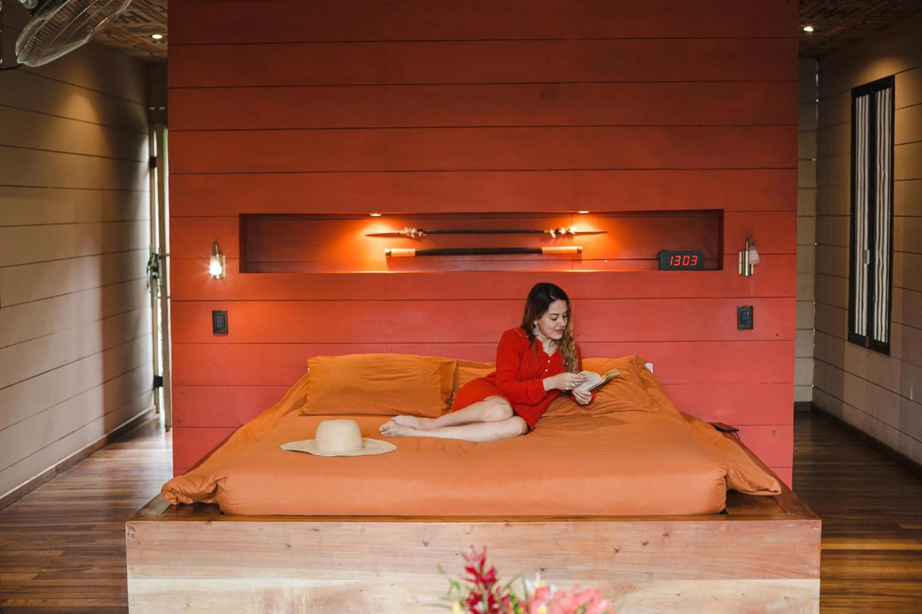 Bed in Hamadryade Lodge