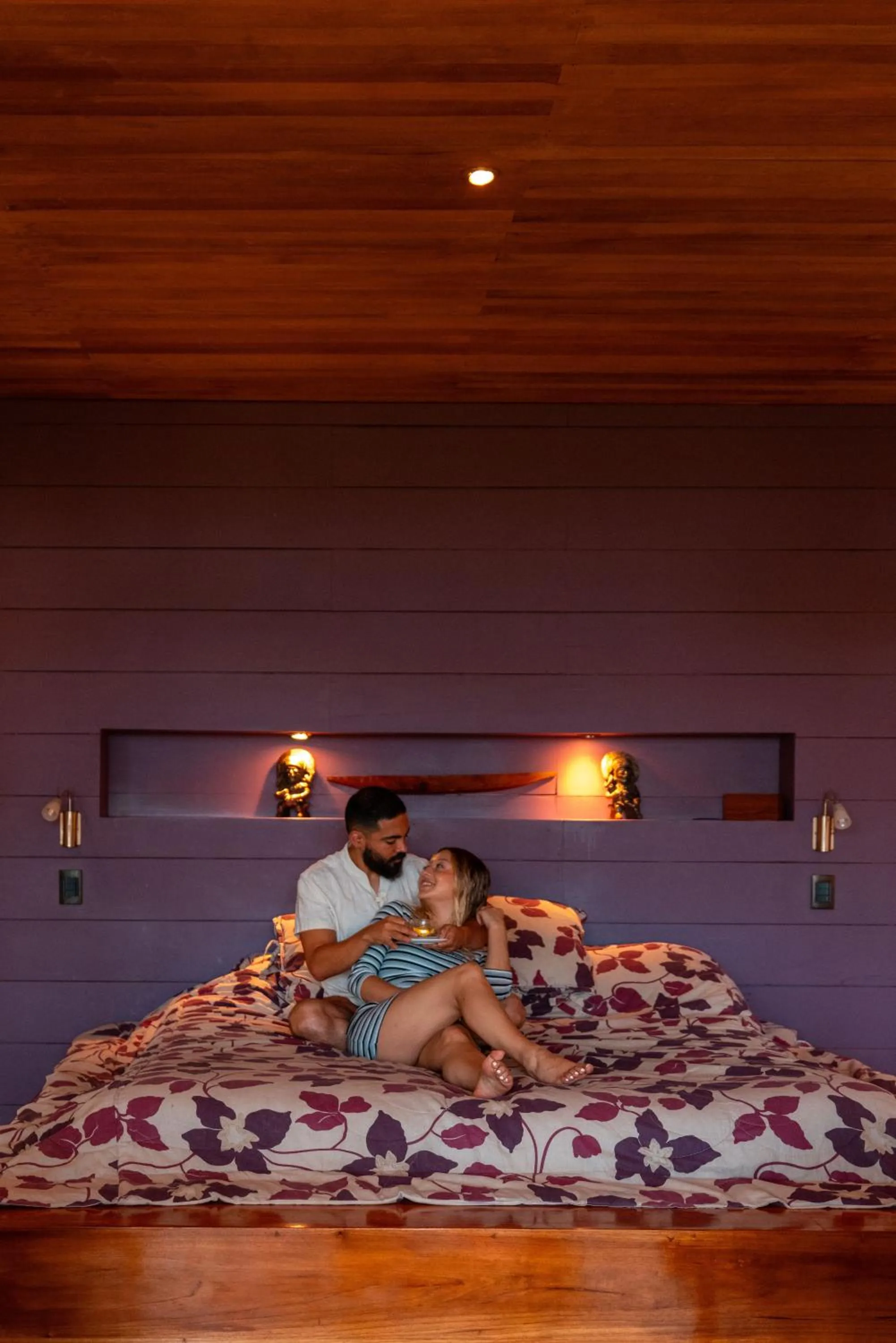 Bed in Hamadryade Lodge