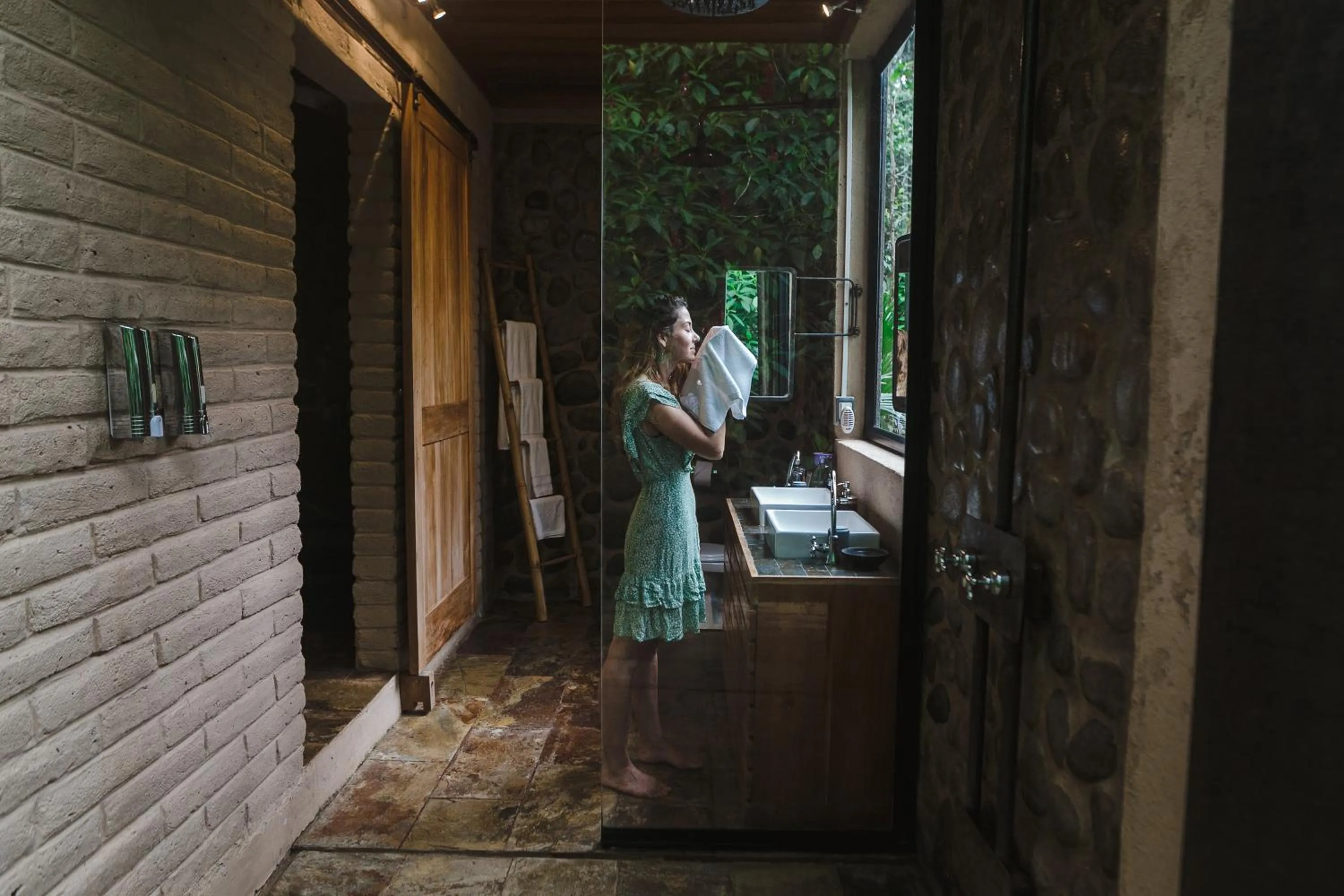 Bathroom in Hamadryade Lodge