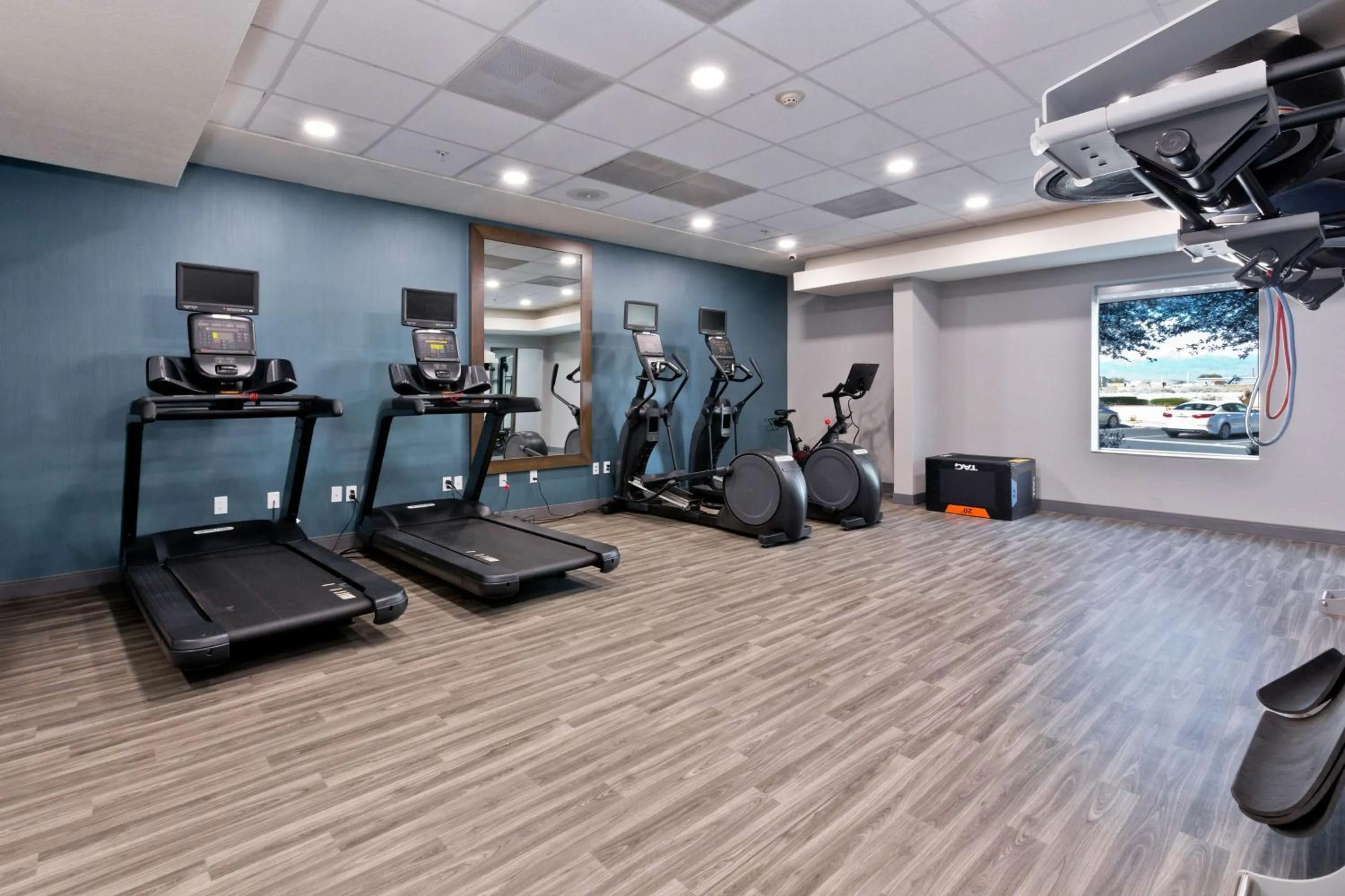Fitness centre/facilities in Hampton Inn & Suites Palm Desert