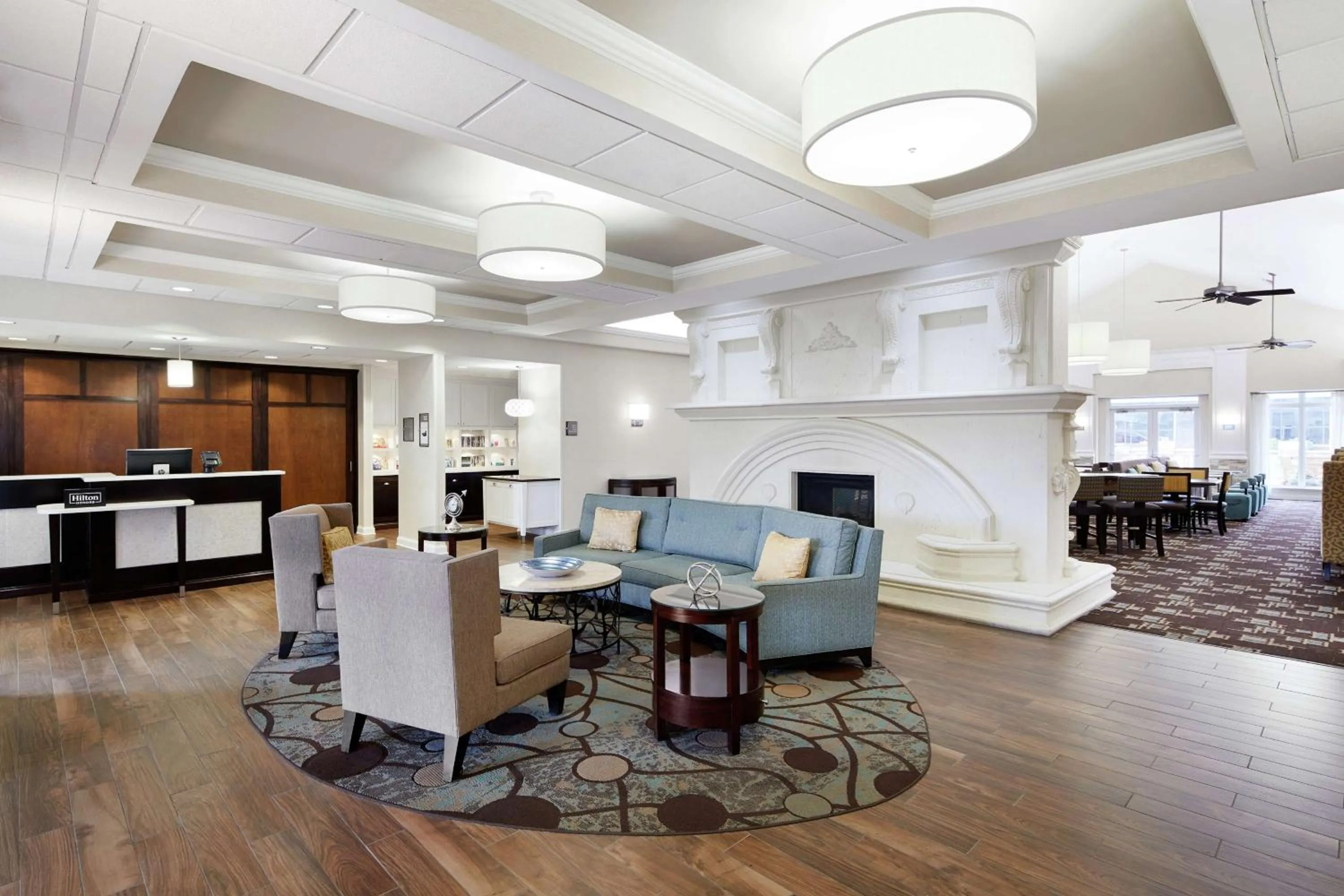 Lobby or reception in Homewood Suites Champaign-Urbana