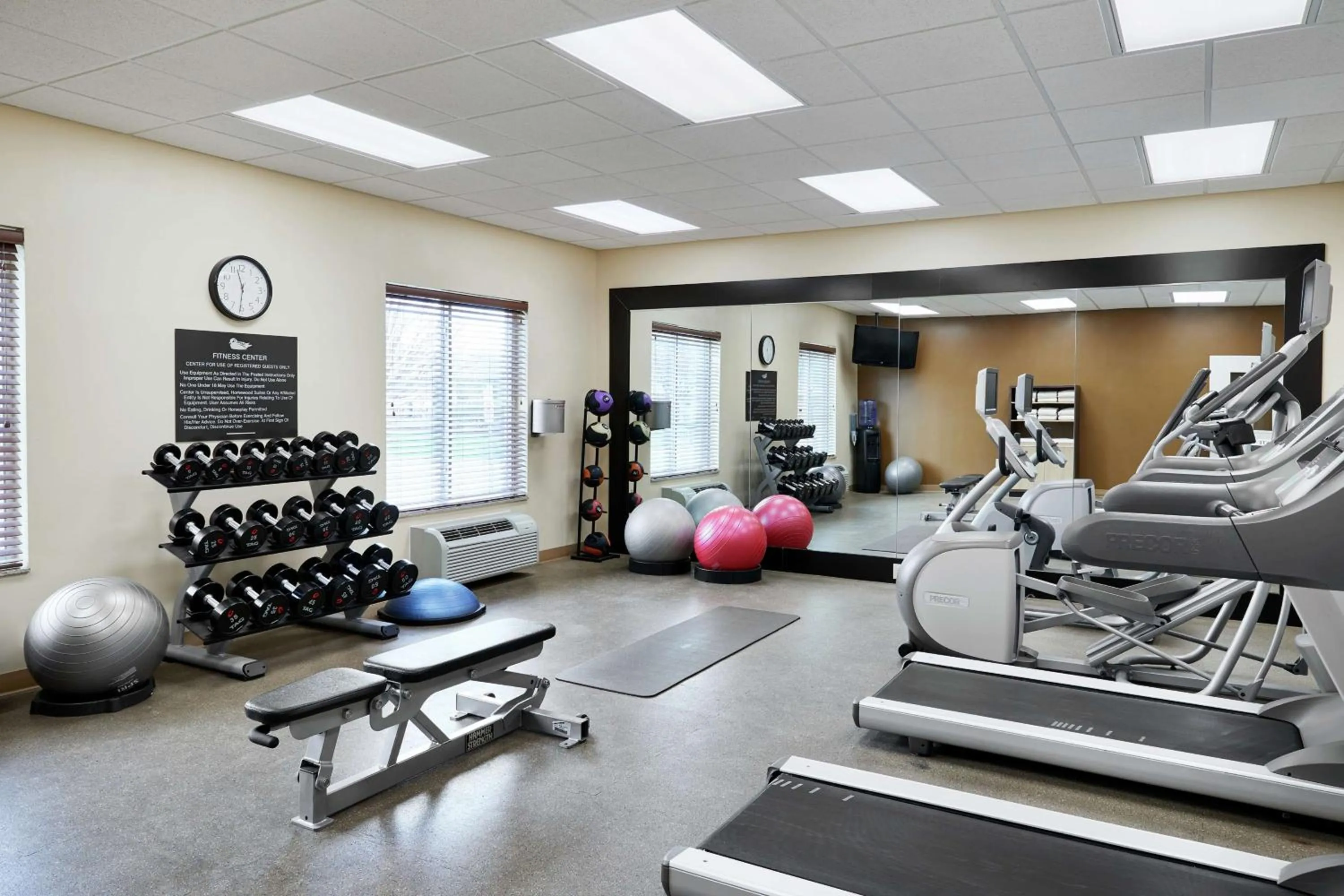 Fitness centre/facilities in Homewood Suites Champaign-Urbana
