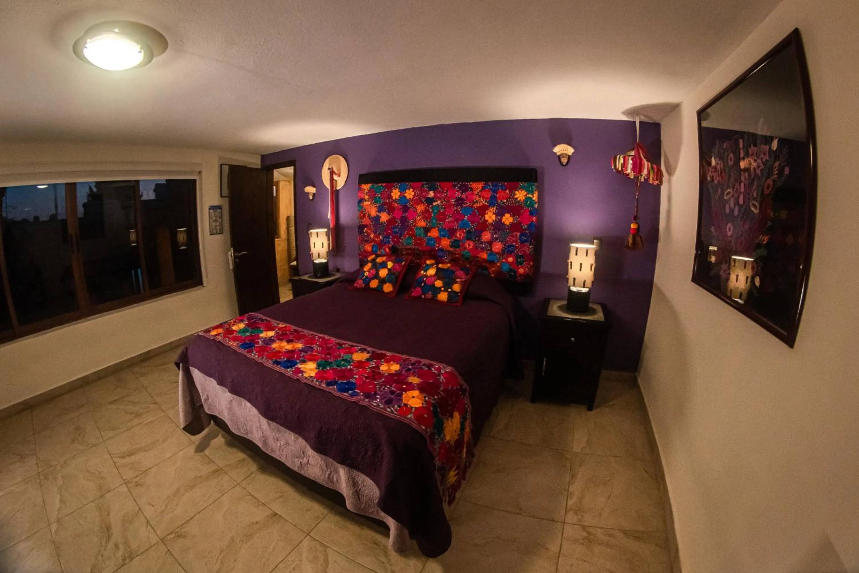 Bed in Posada de la Virgen