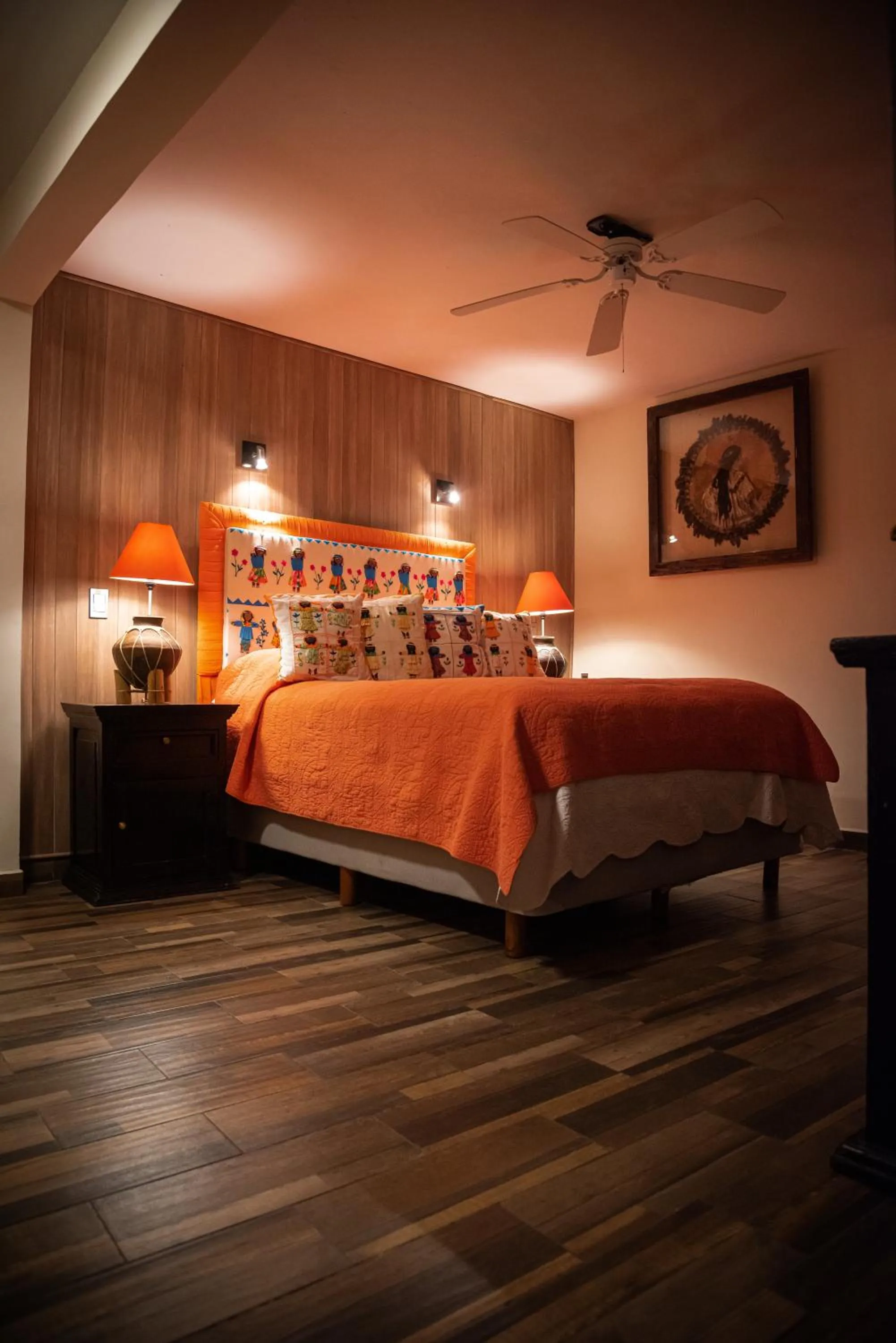 Bed in Posada de la Virgen