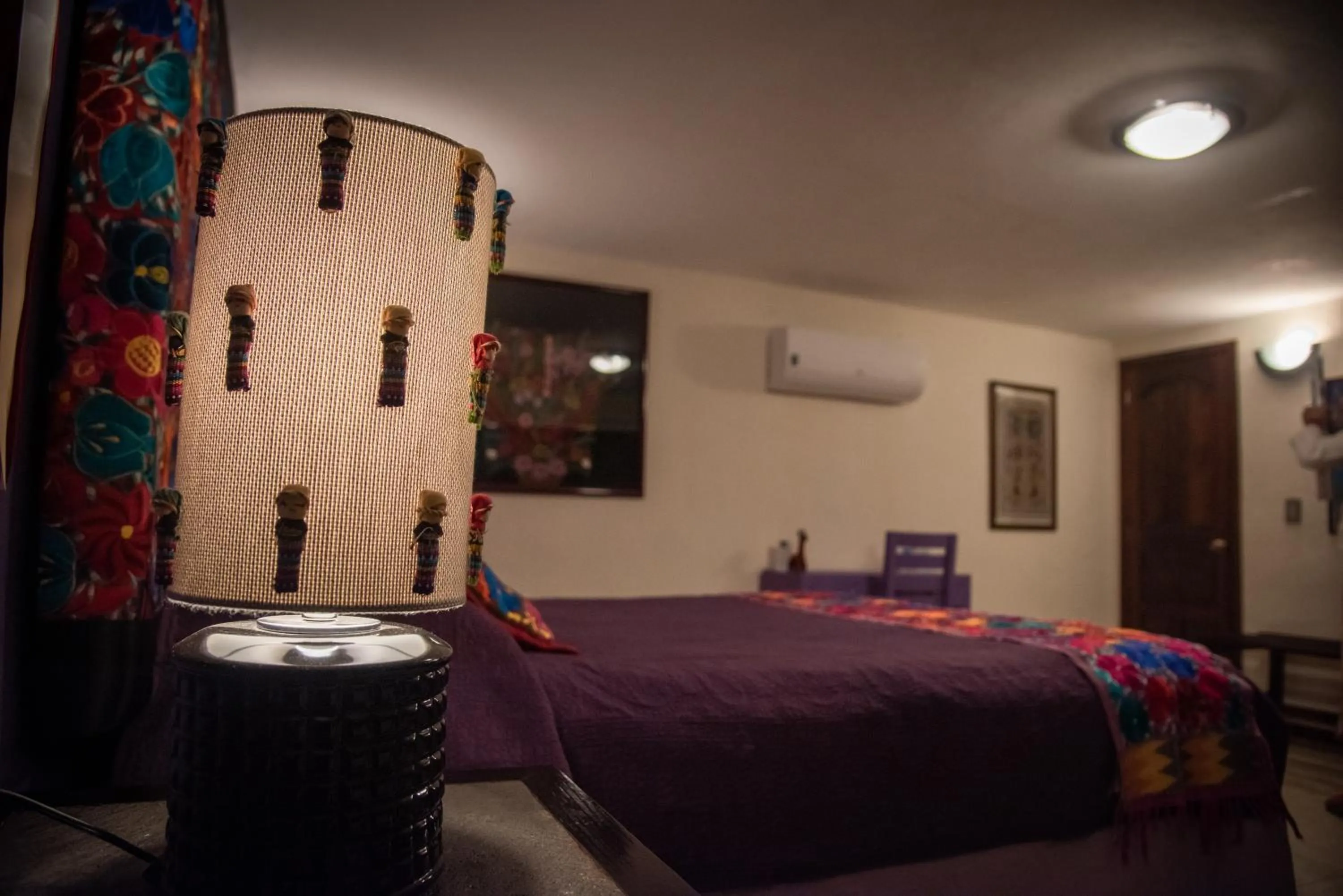 Bed in Posada de la Virgen