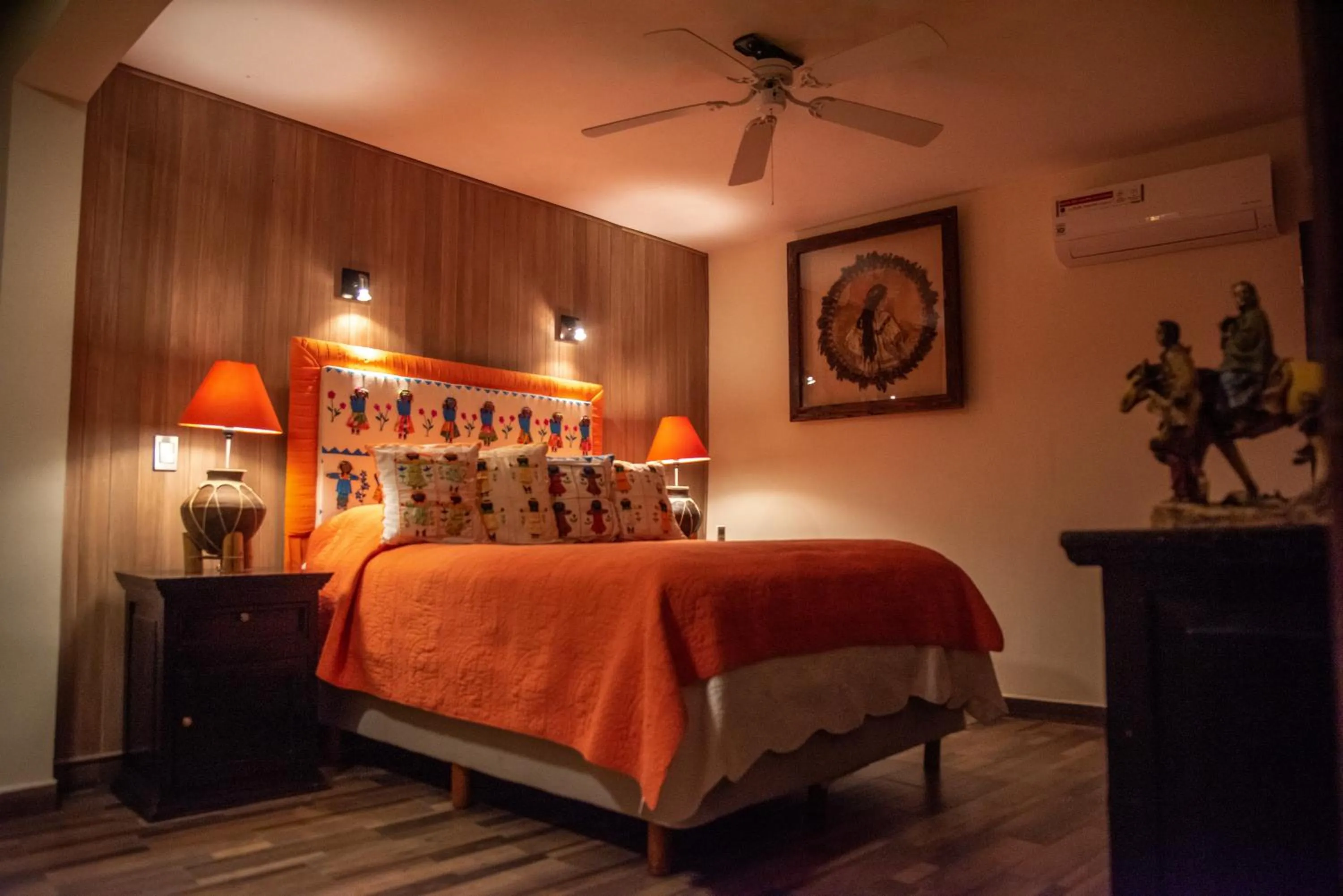 Bed in Posada de la Virgen