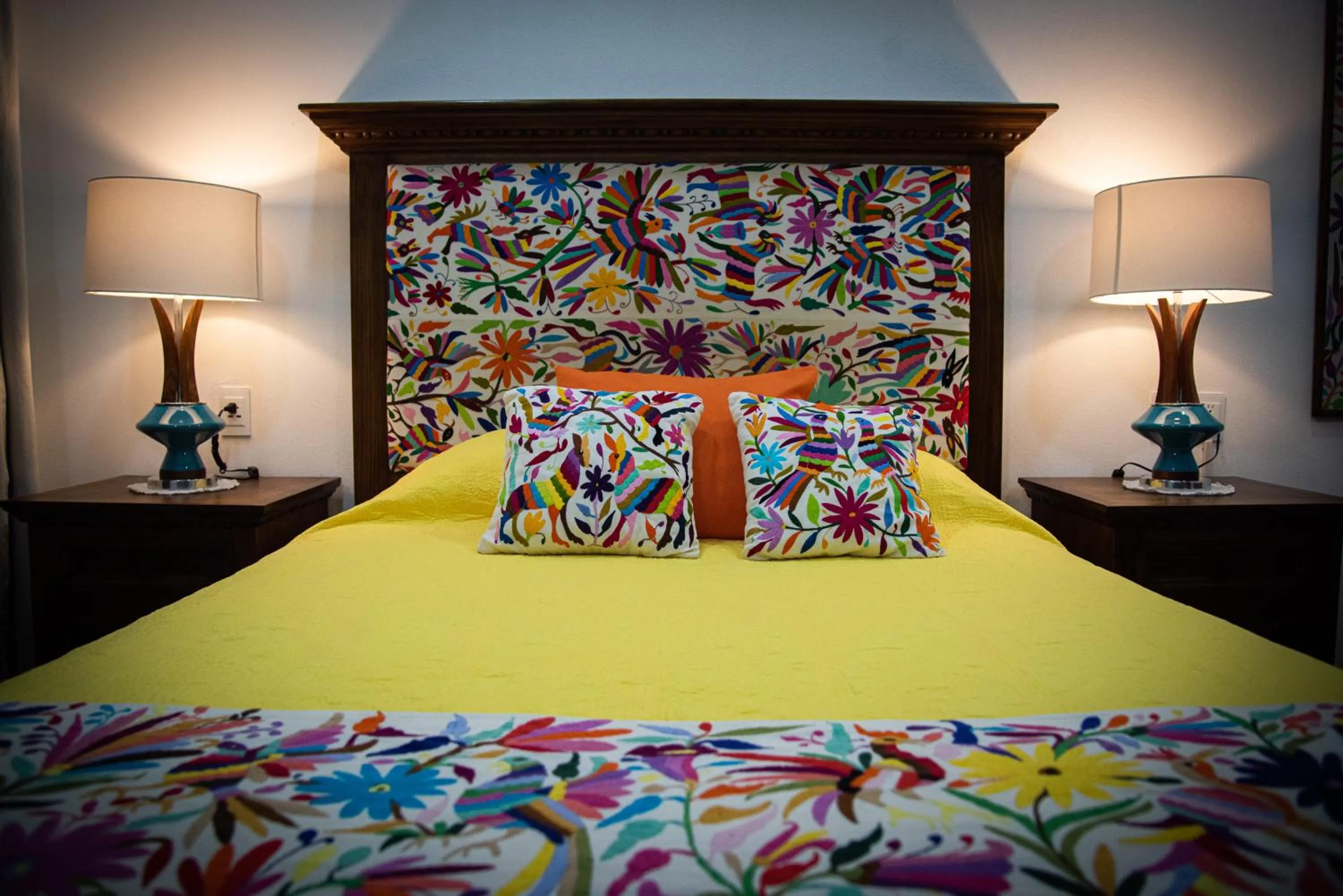 Bed in Posada de la Virgen