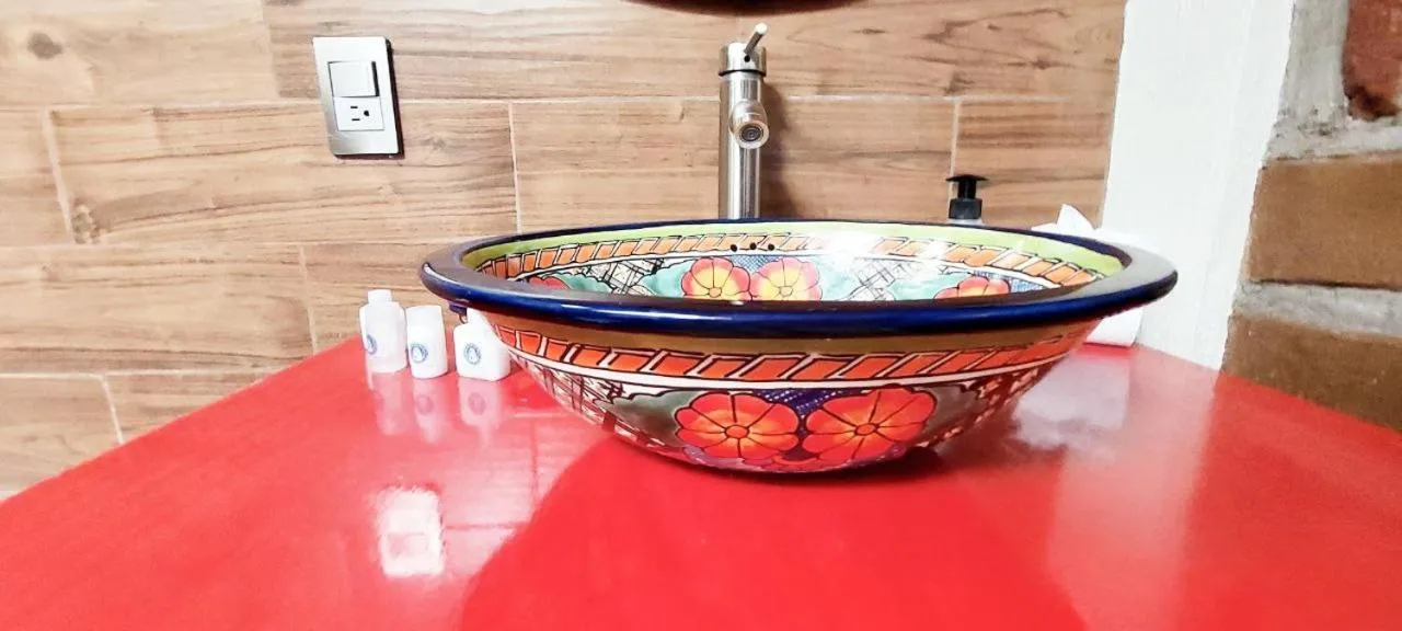 Bathroom in Posada de la Virgen