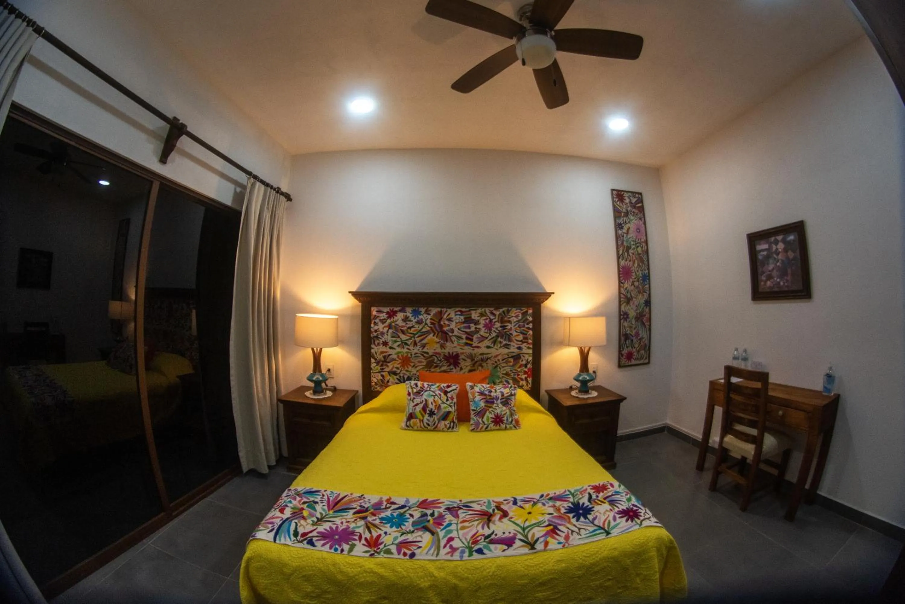 Bed in Posada de la Virgen