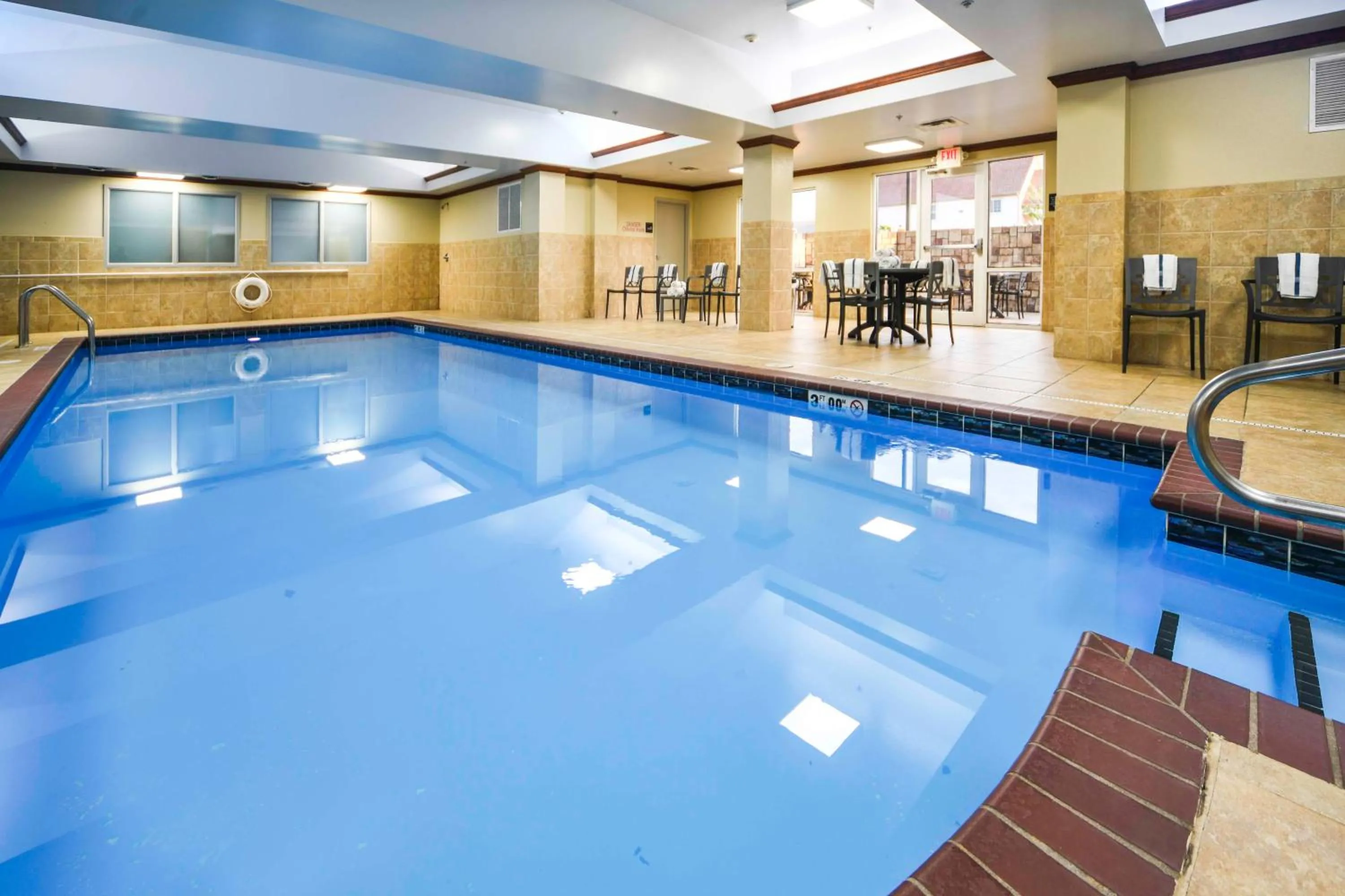 Pool view in Hampton Inn Bryant