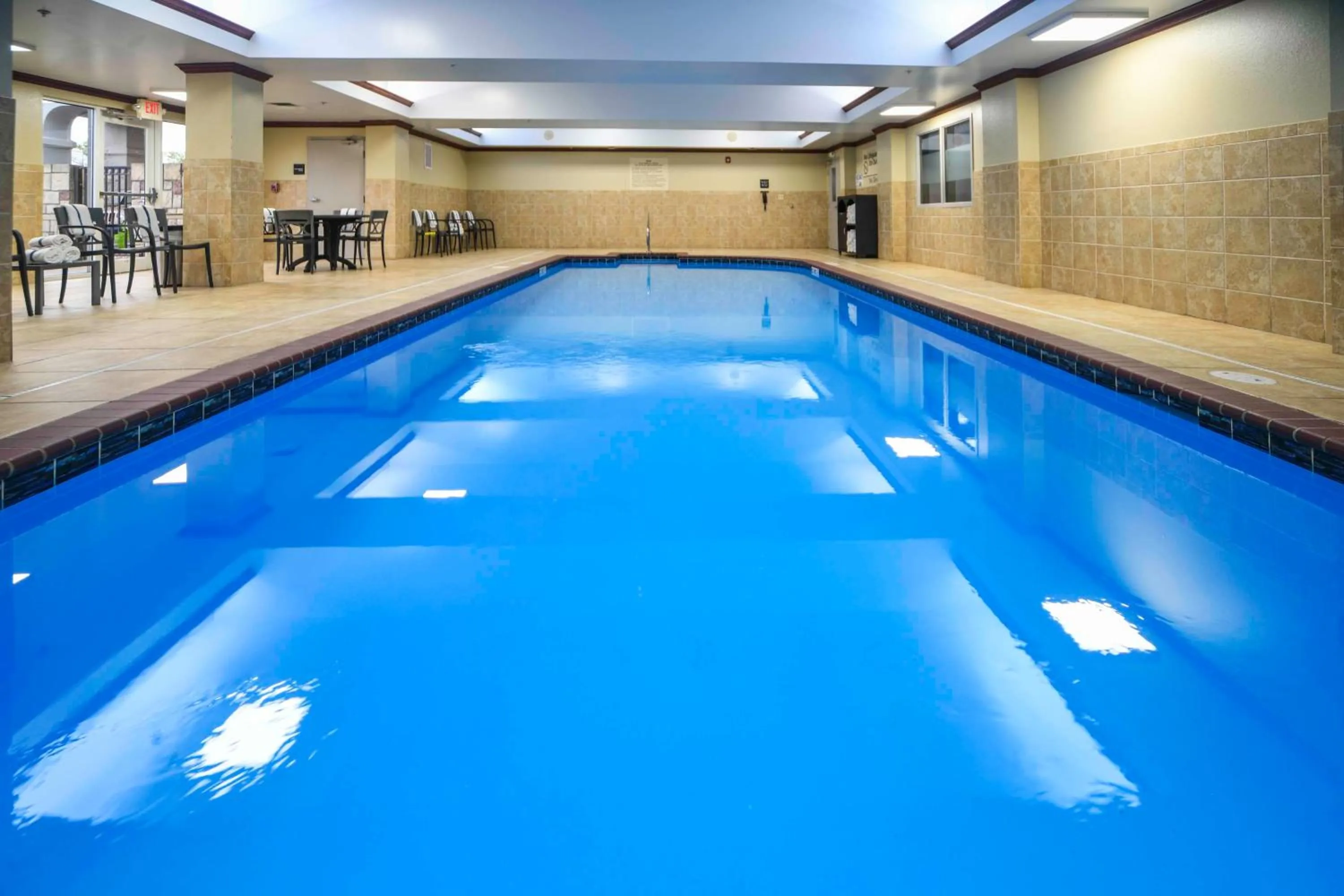Pool view in Hampton Inn Bryant