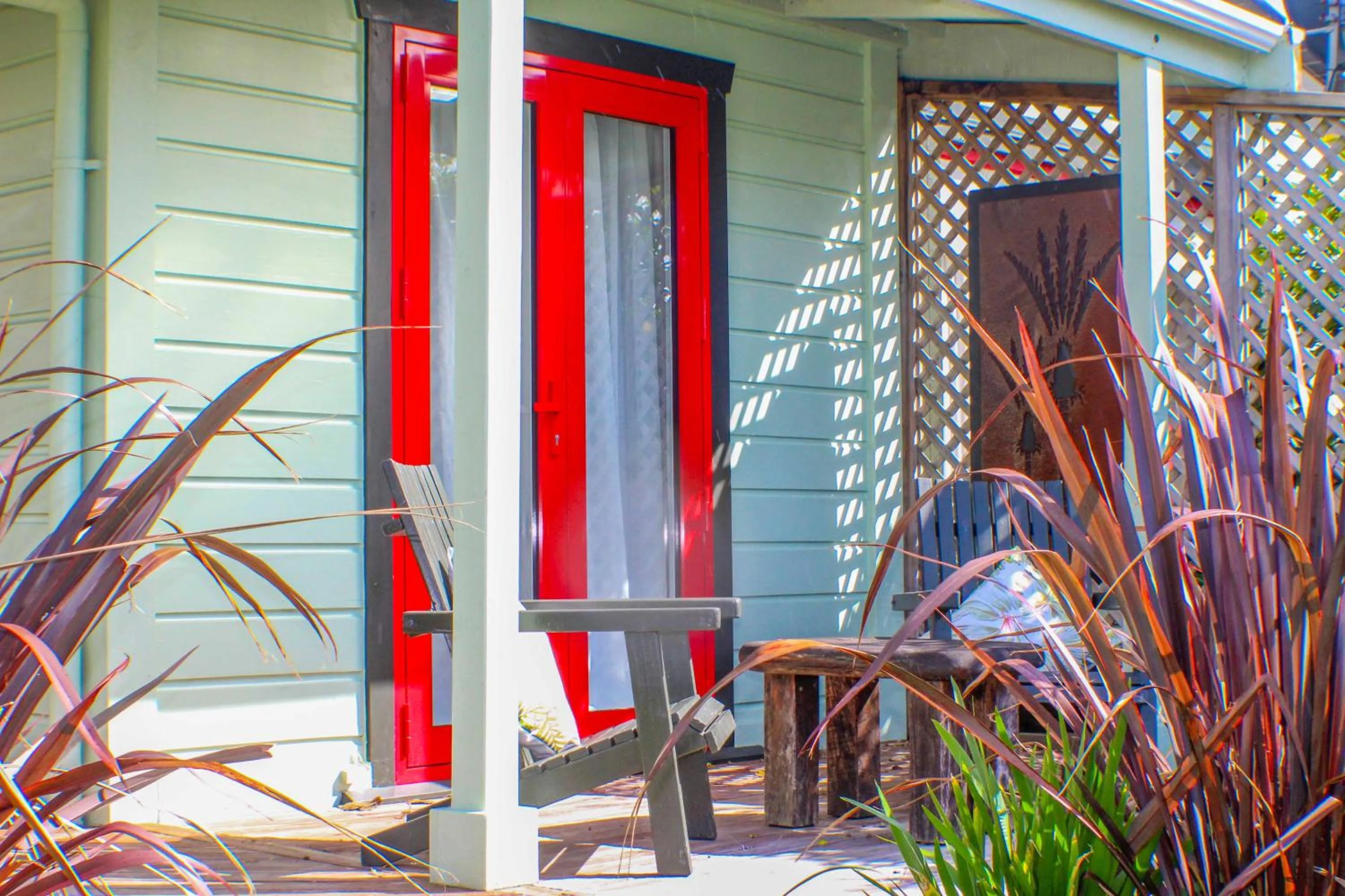 Patio in The Station House Motel