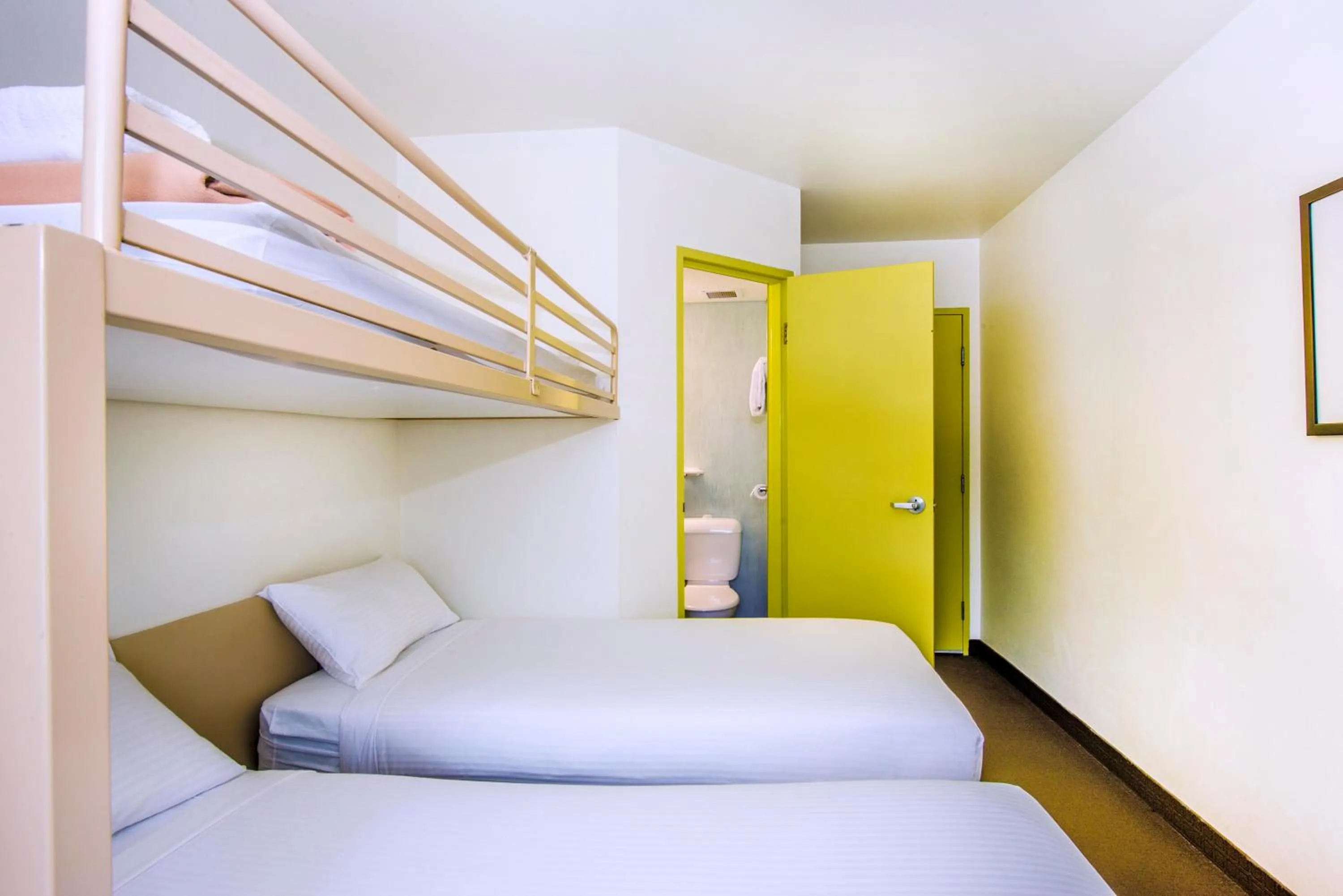 Bathroom, Bed in ibis Budget Coffs Harbour