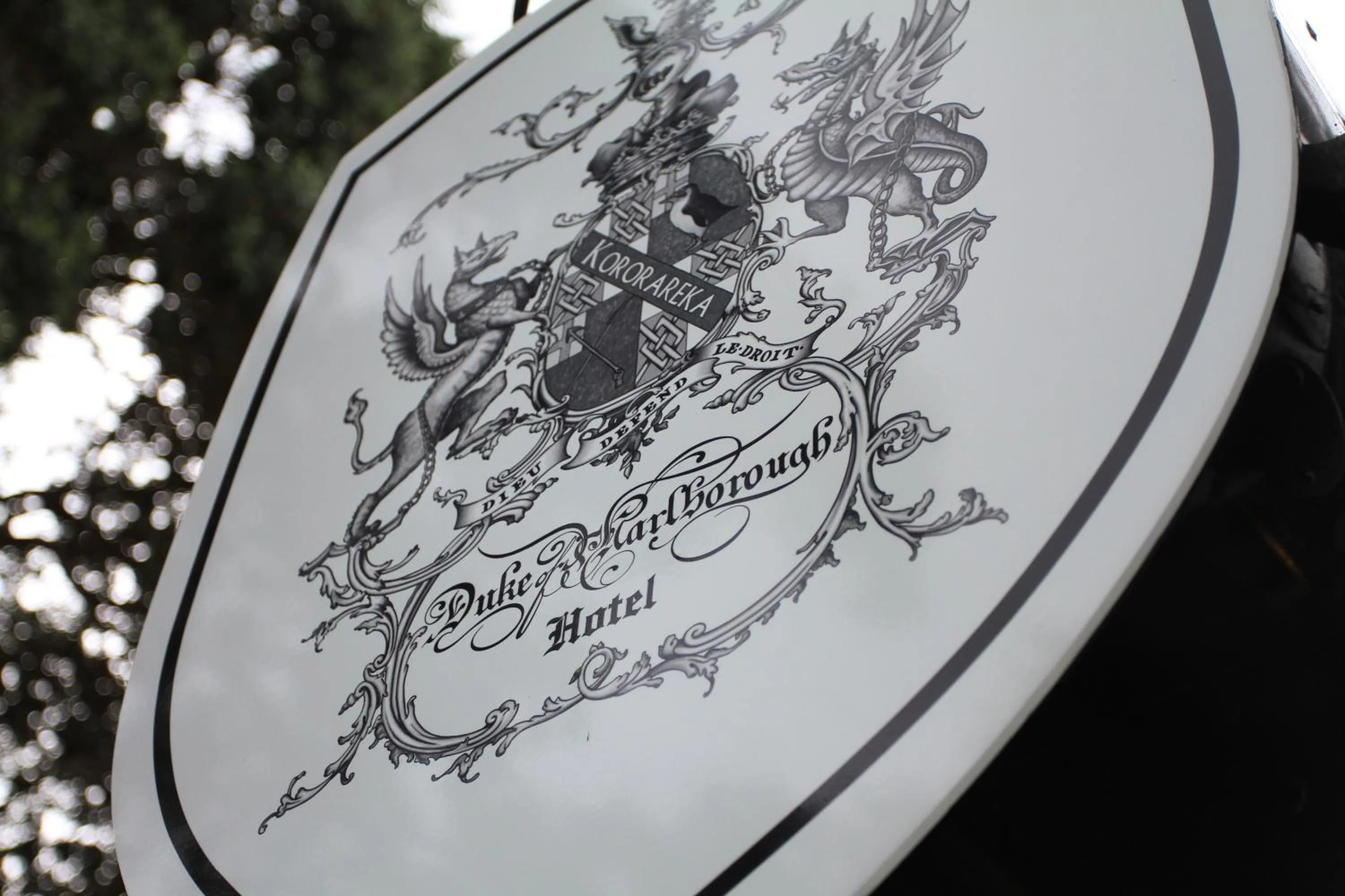 Decorative detail in The Duke Of Marlborough