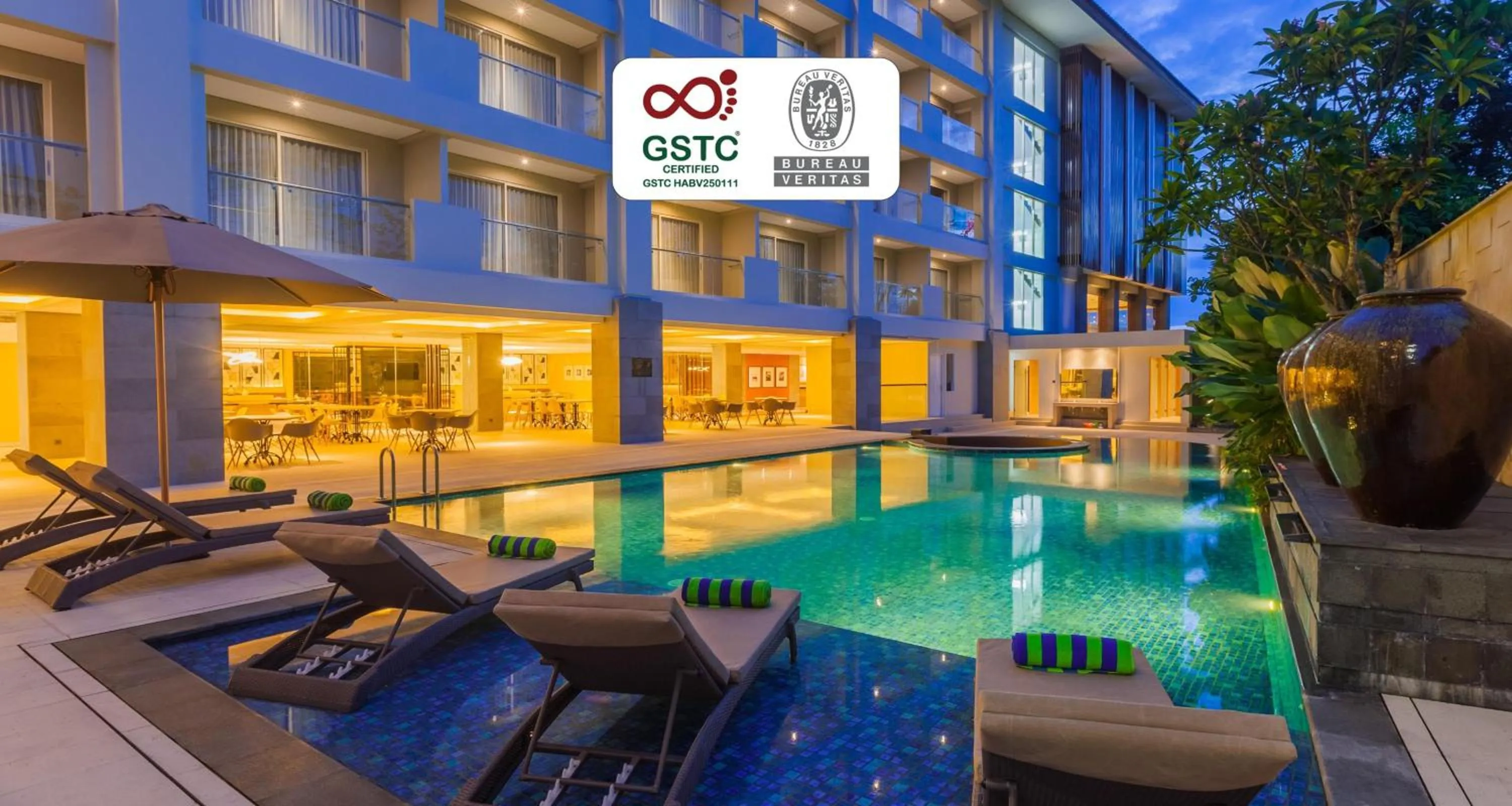 Pool view in Best Western Kamala Jimbaran