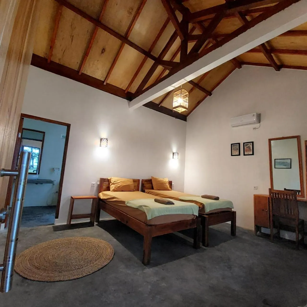 Bed in Kambuna Bungalow
