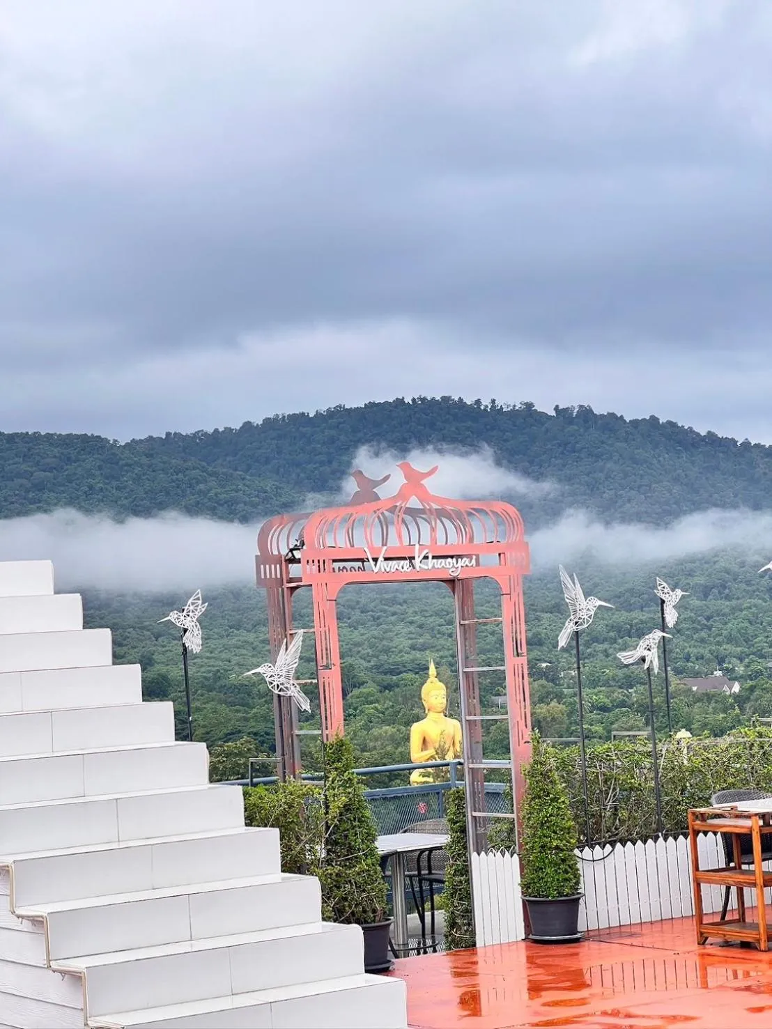 Inner courtyard view in Vivace Khaoyai